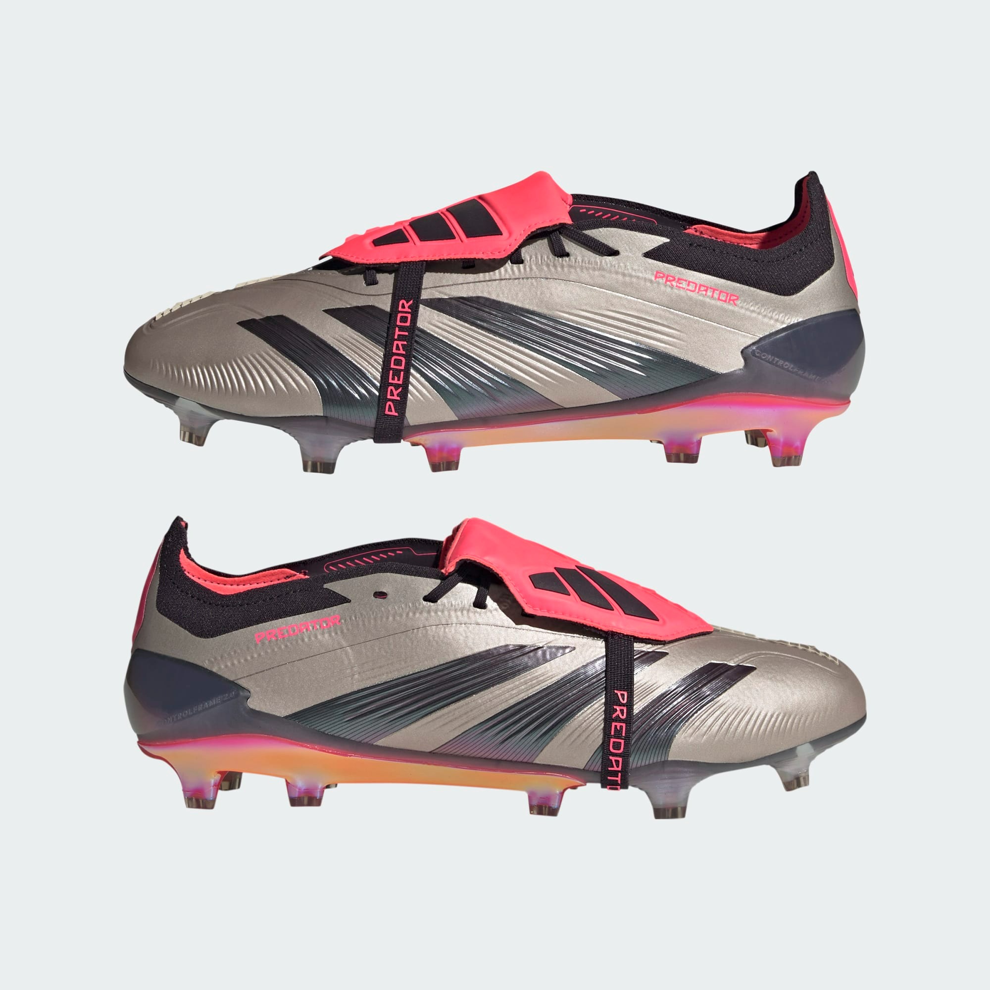 ADIDAS PREDATOR ELITE FT FG PLATIN METALLIC/AURORA BLACK/CARBON