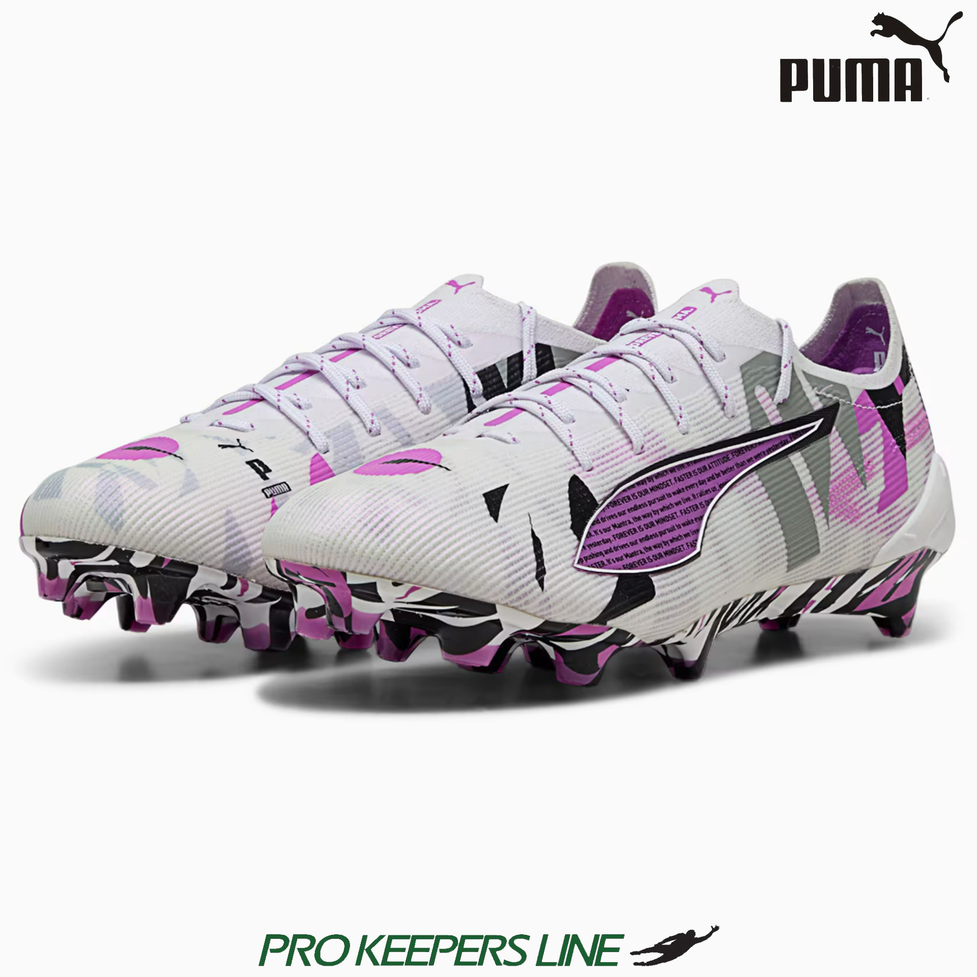 PUMA ULTRA 5 ULTIMATE FOREVER FG PUMA WHITE-PURE MAGENTA