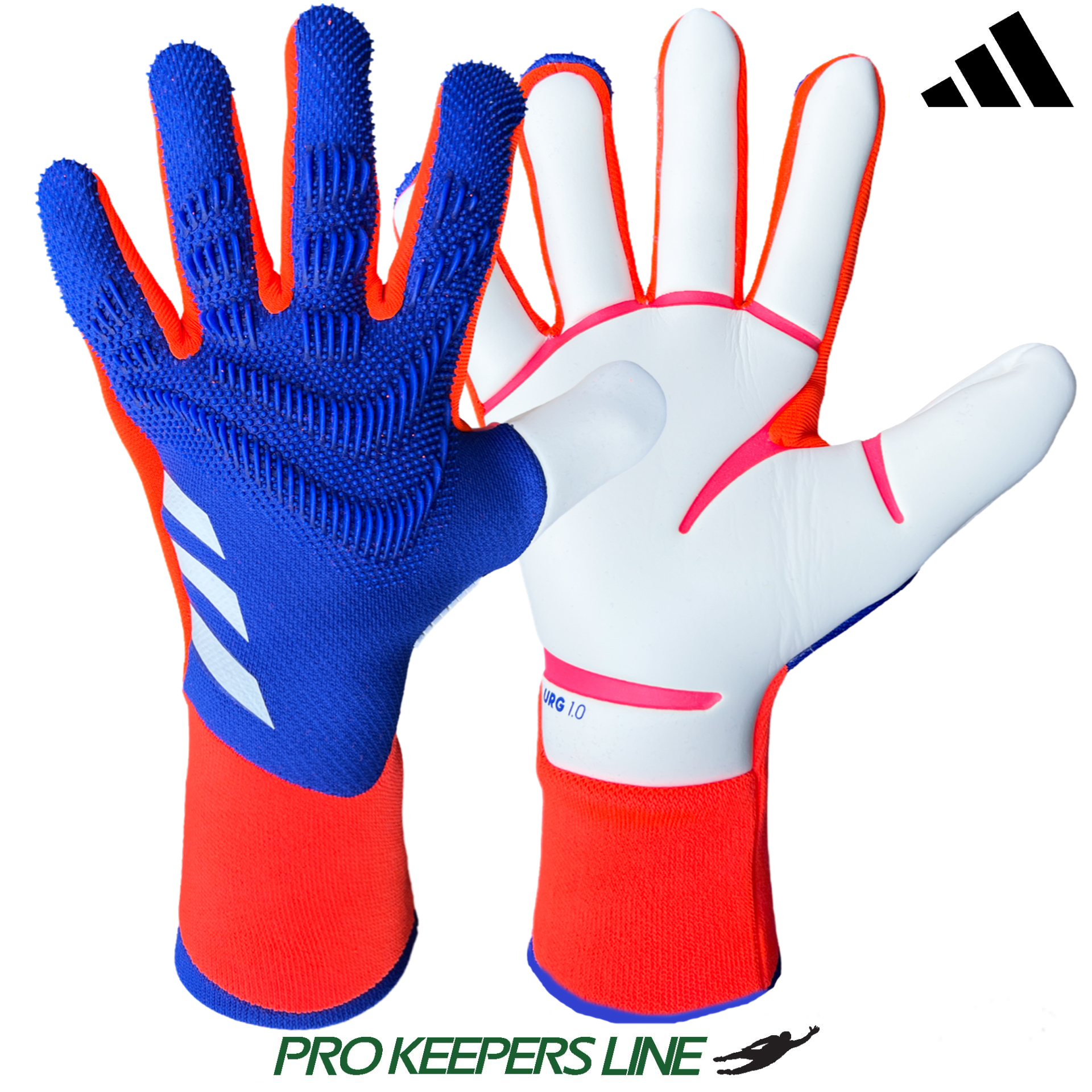 ADIDAS PREDATOR GL PRO PROMO LUCID BLUE/SOLAR RED/WHITE