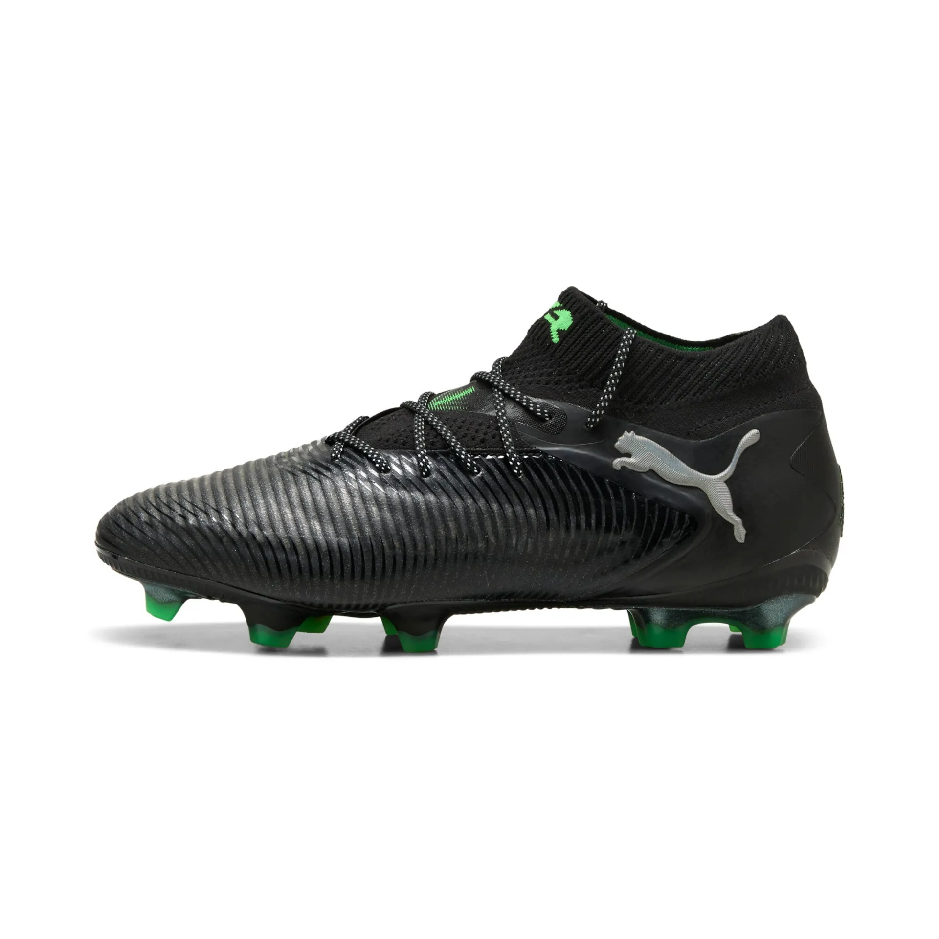 PUMA FUTURE 8 ULTIMATE FG PUMA BLACK-COOL LIGHT GRAY-FLUO GREEN