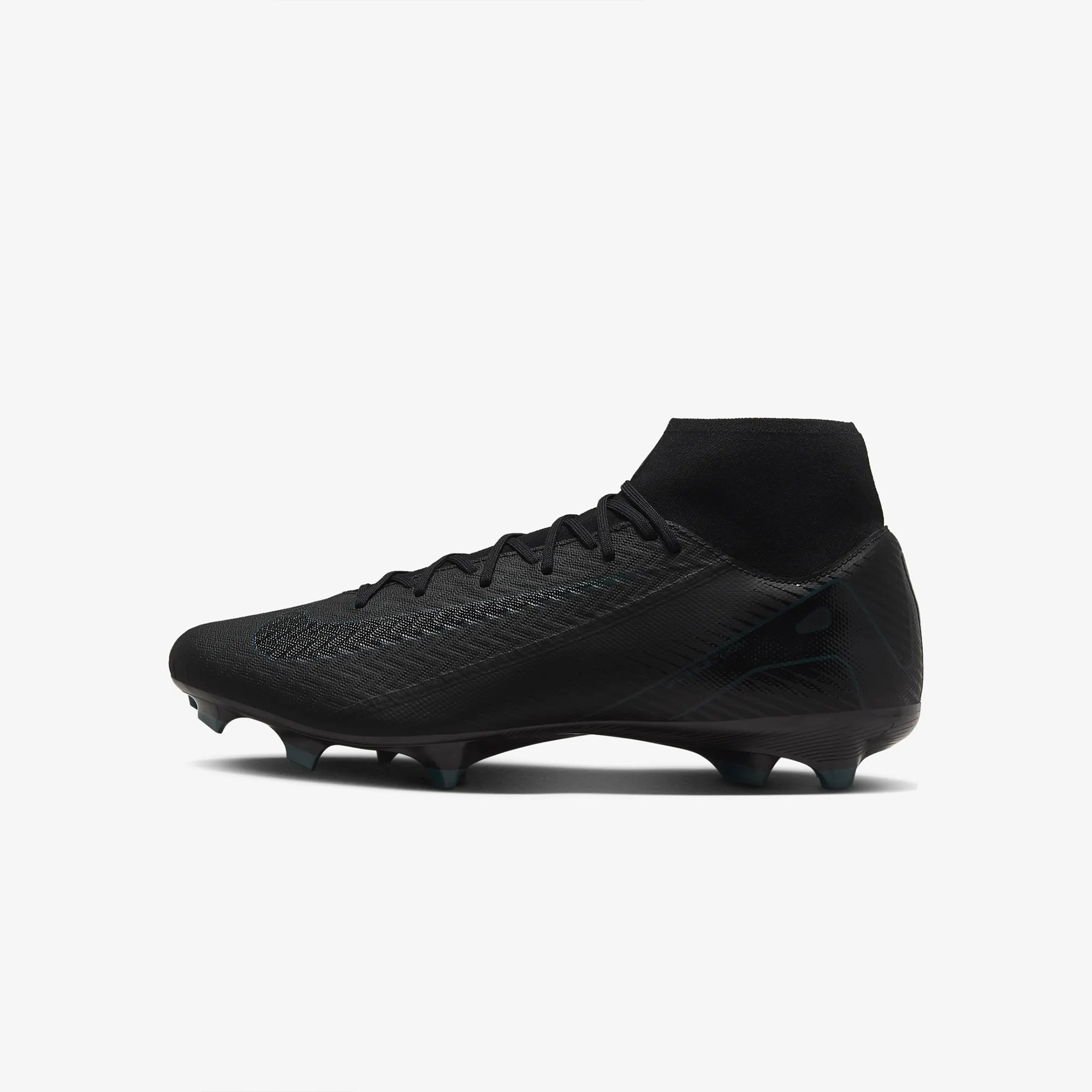 NIKE ZOOM MERCURIAL SUPERFLY 10 ACADEMY BLACK/BLACK DEEP JUNGLE