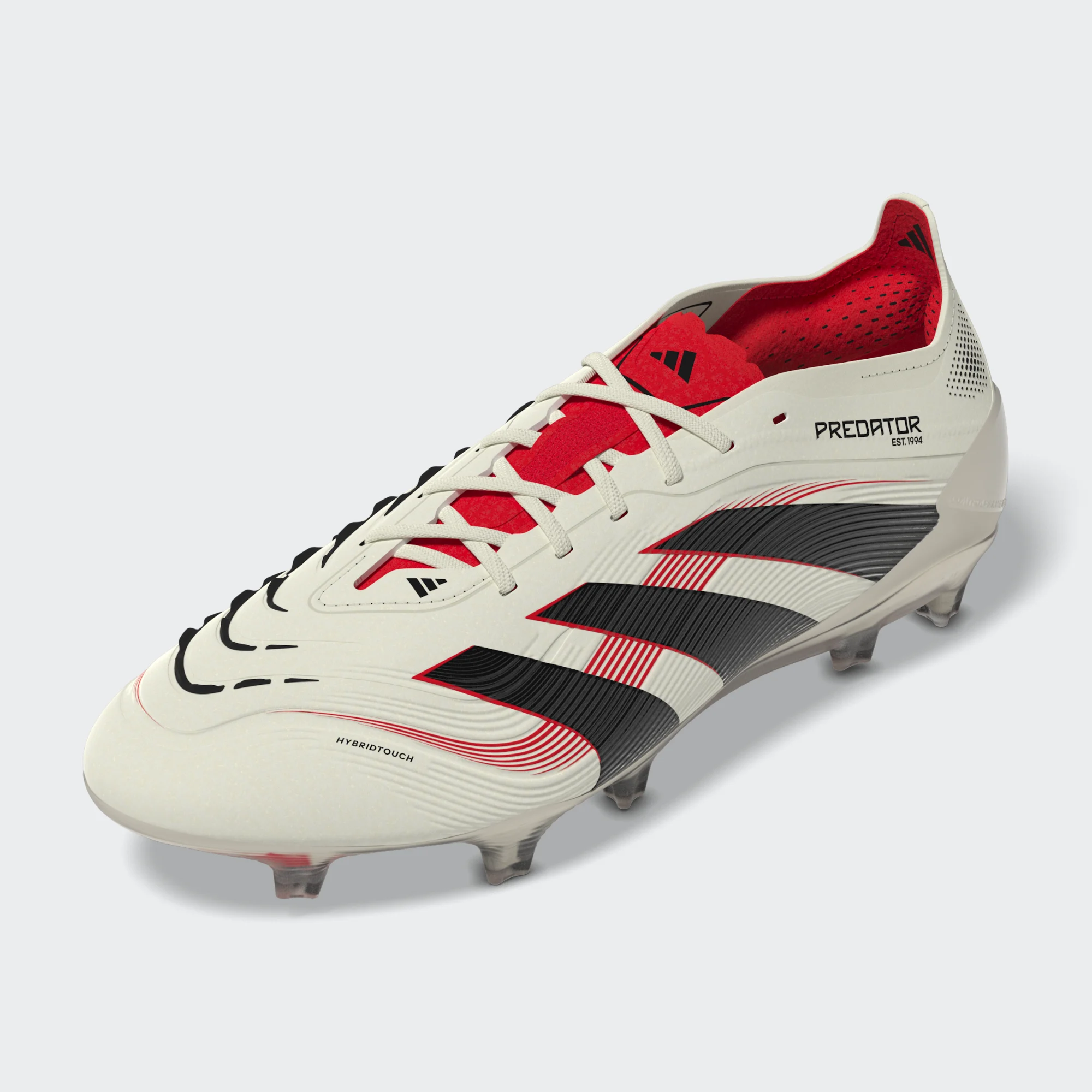 ADIDAS PREDATOR ELITE FG OFF WHITE/CORE BLACK/PURE RUBY