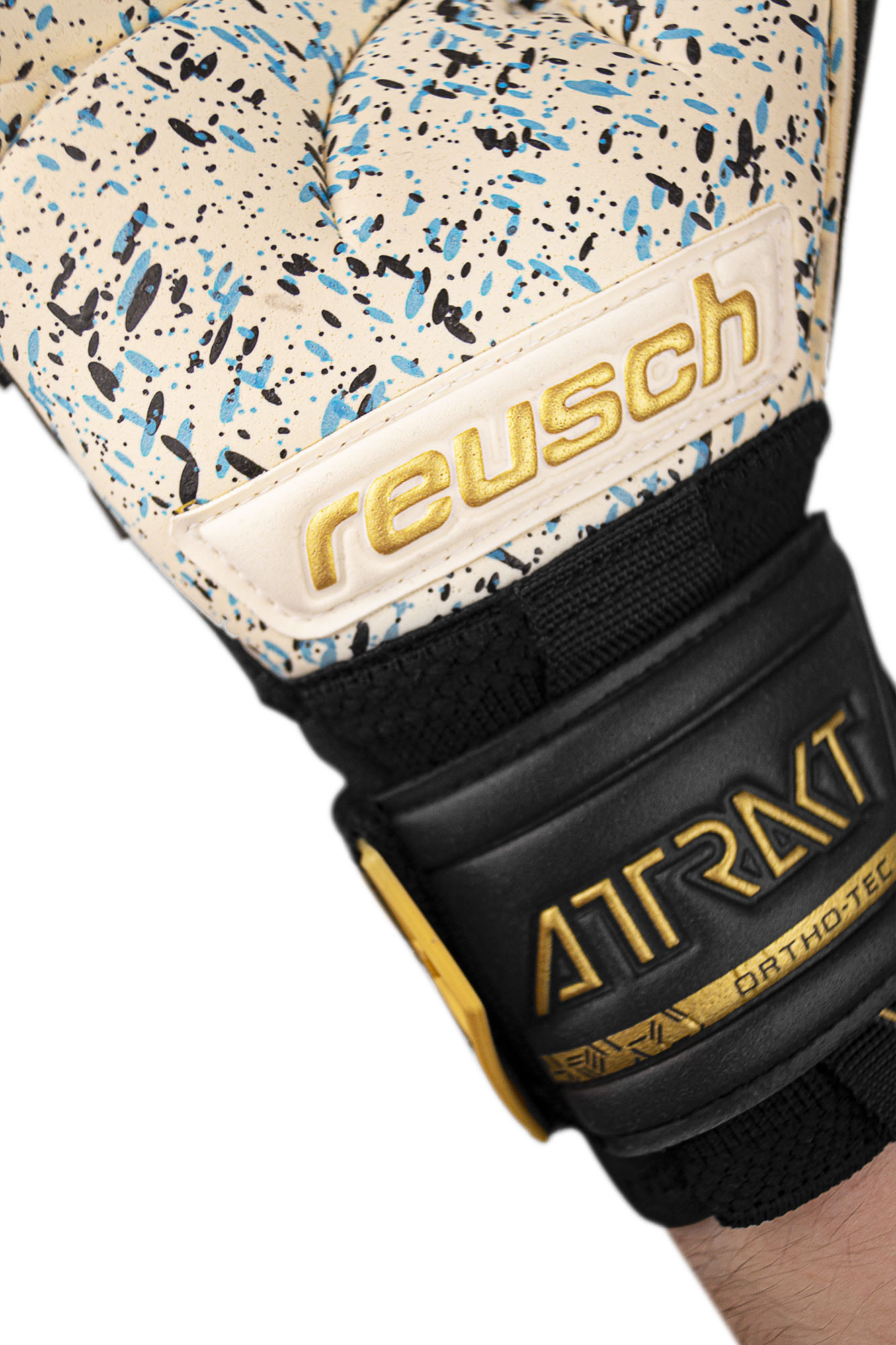 REUSCH ATTRAKT FREEGEL FUSION ORTHO-TEC BLACK/GOLD