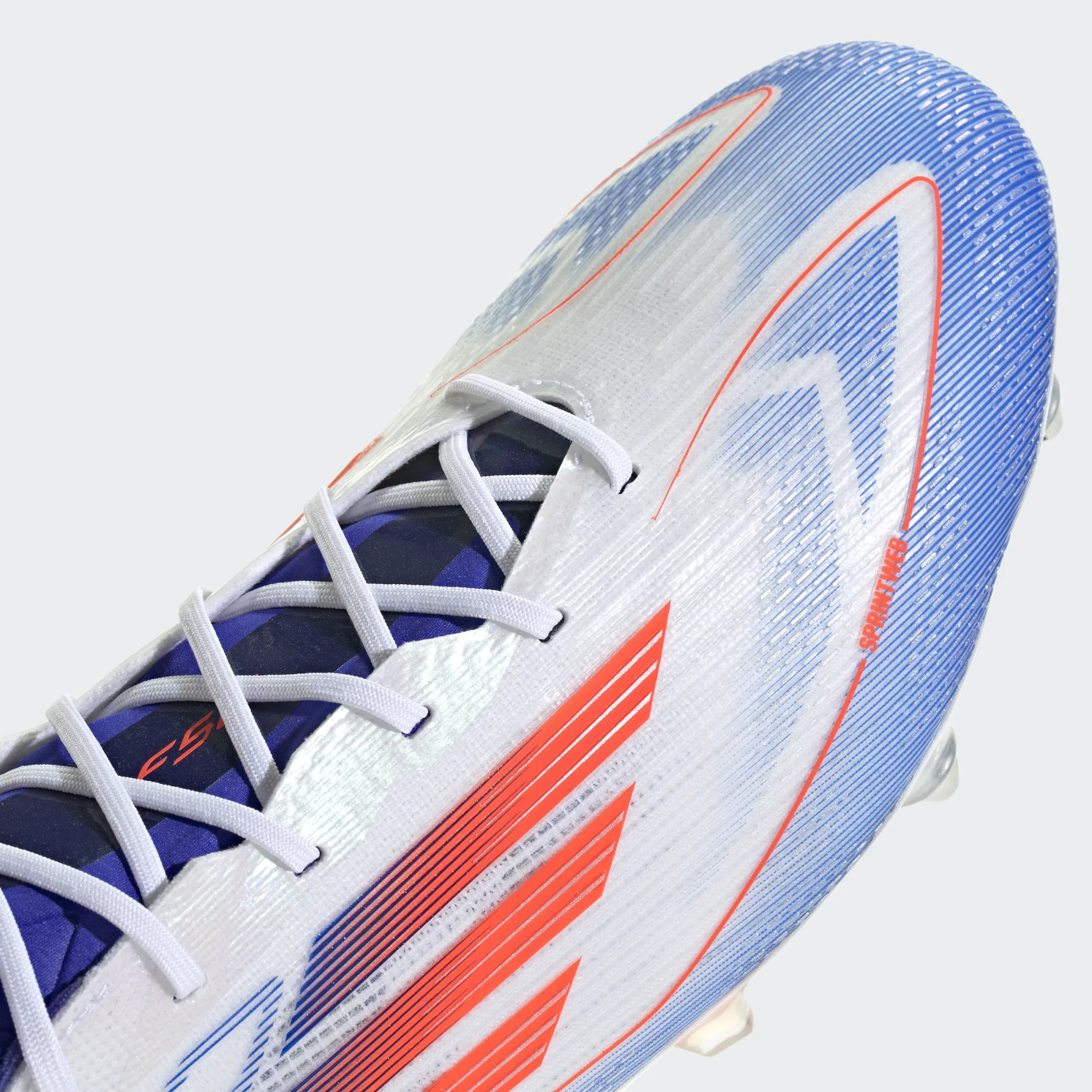 ADIDAS F50 ELITE SG WHITE/SOLAR RED/LUCID BLUE