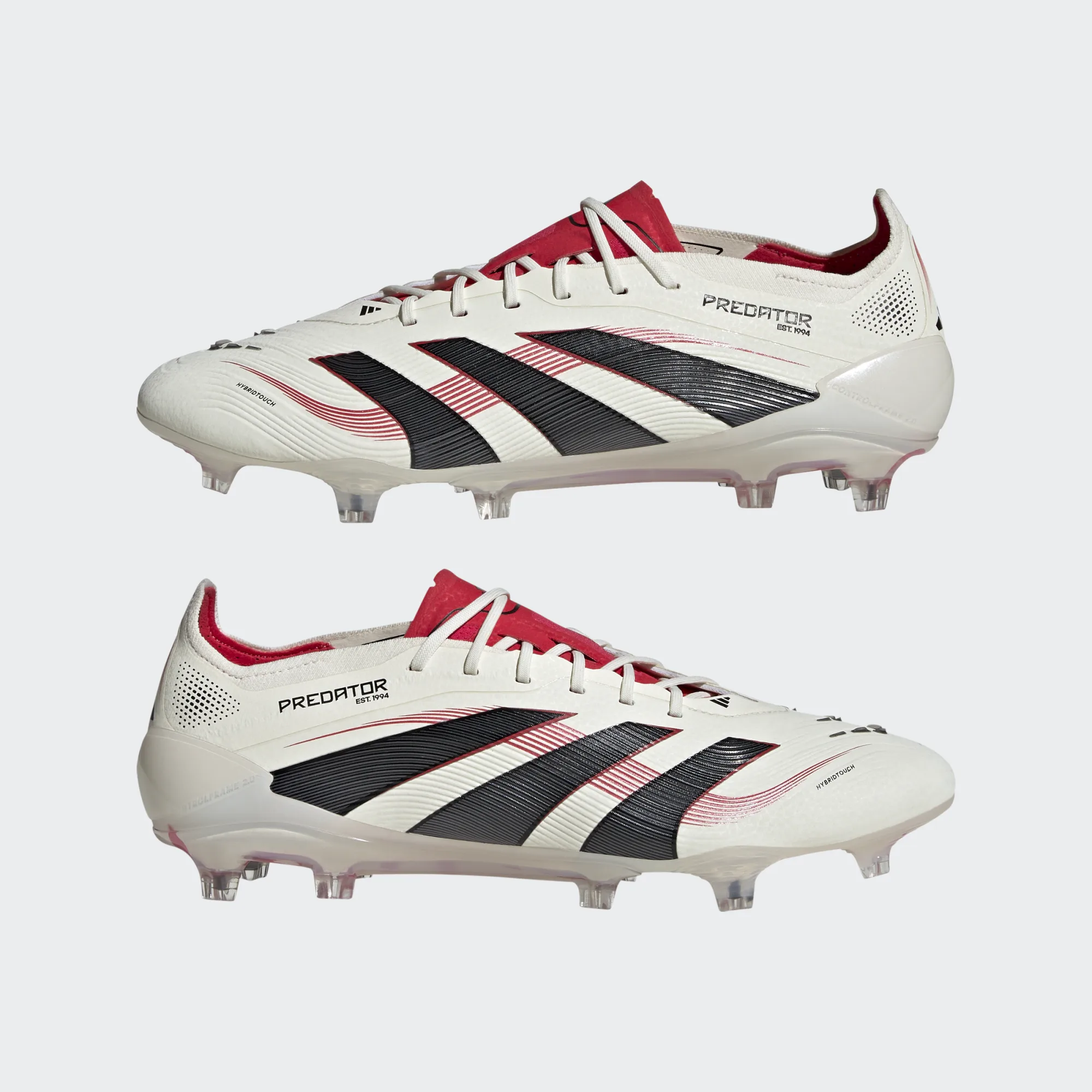 ADIDAS PREDATOR ELITE FG OFF WHITE/CORE BLACK/PURE RUBY