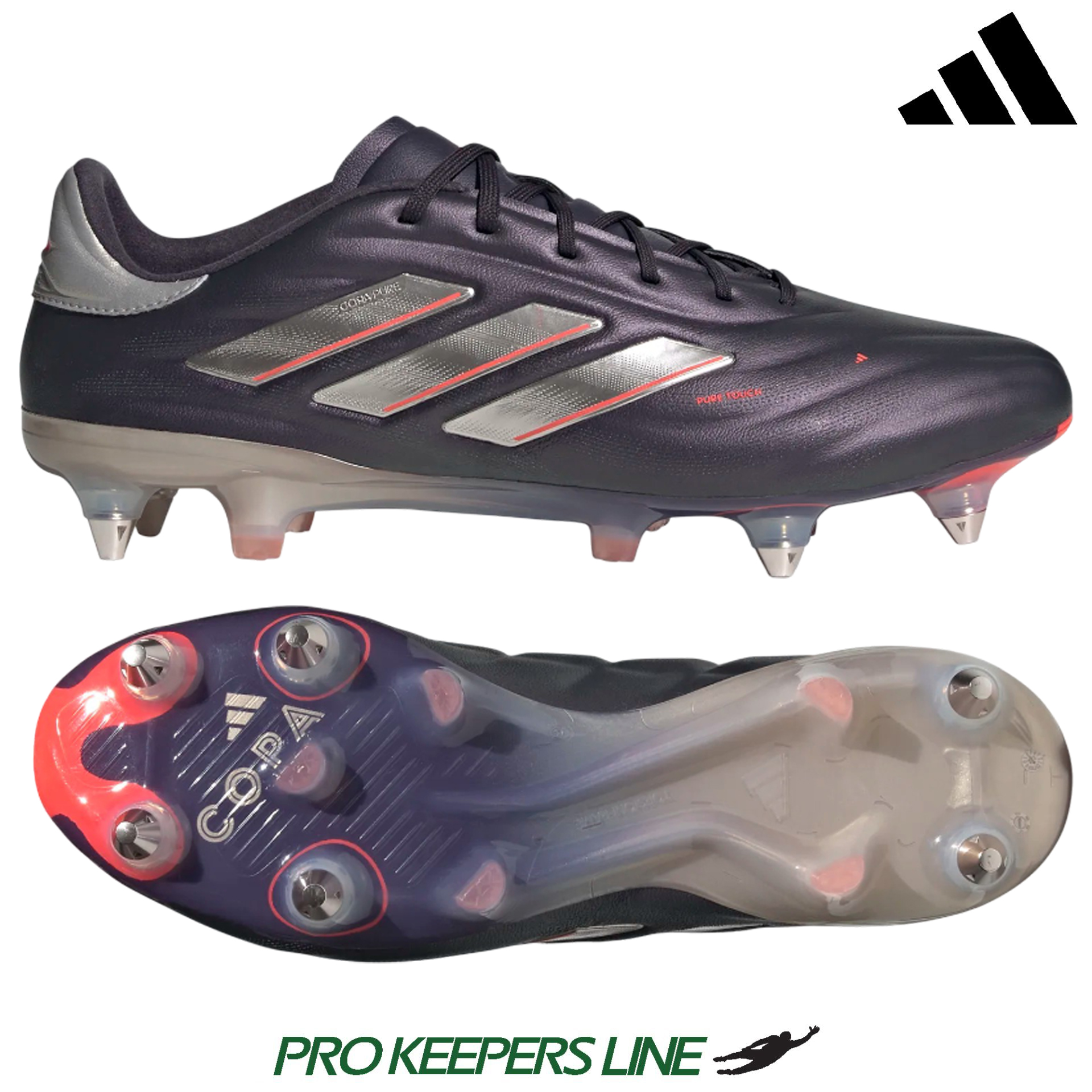 ADIDAS COPA PURE 2 ELITE SG AURORA BLACK/PLATIN METALLIC/TURBO