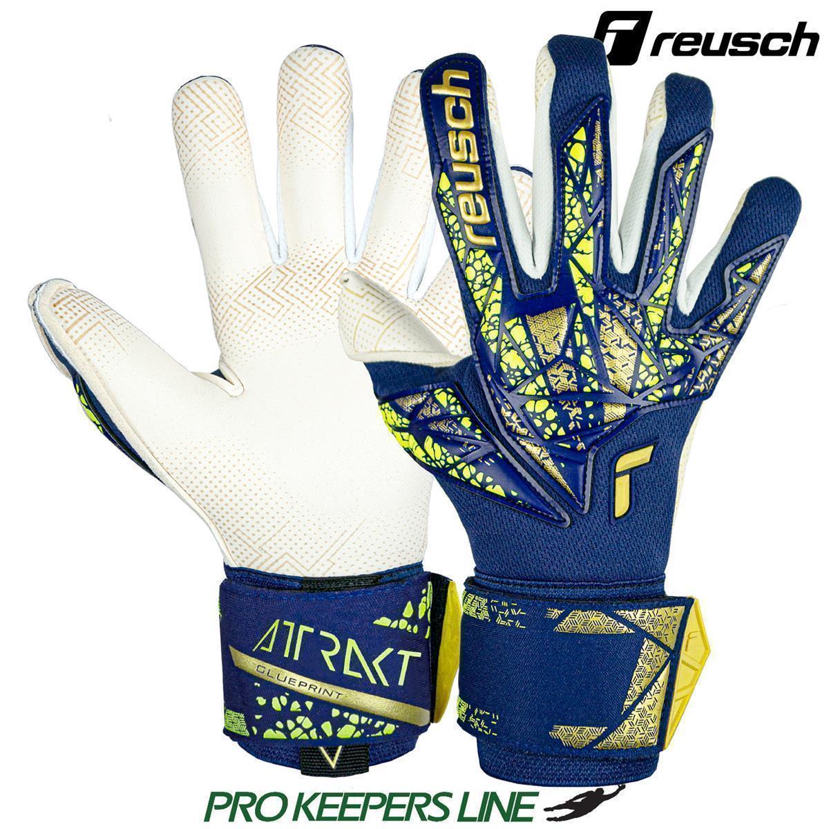 REUSCH ATTRAKT GOLD X GLUEPRINT PREMIUM BLUE/GOLD