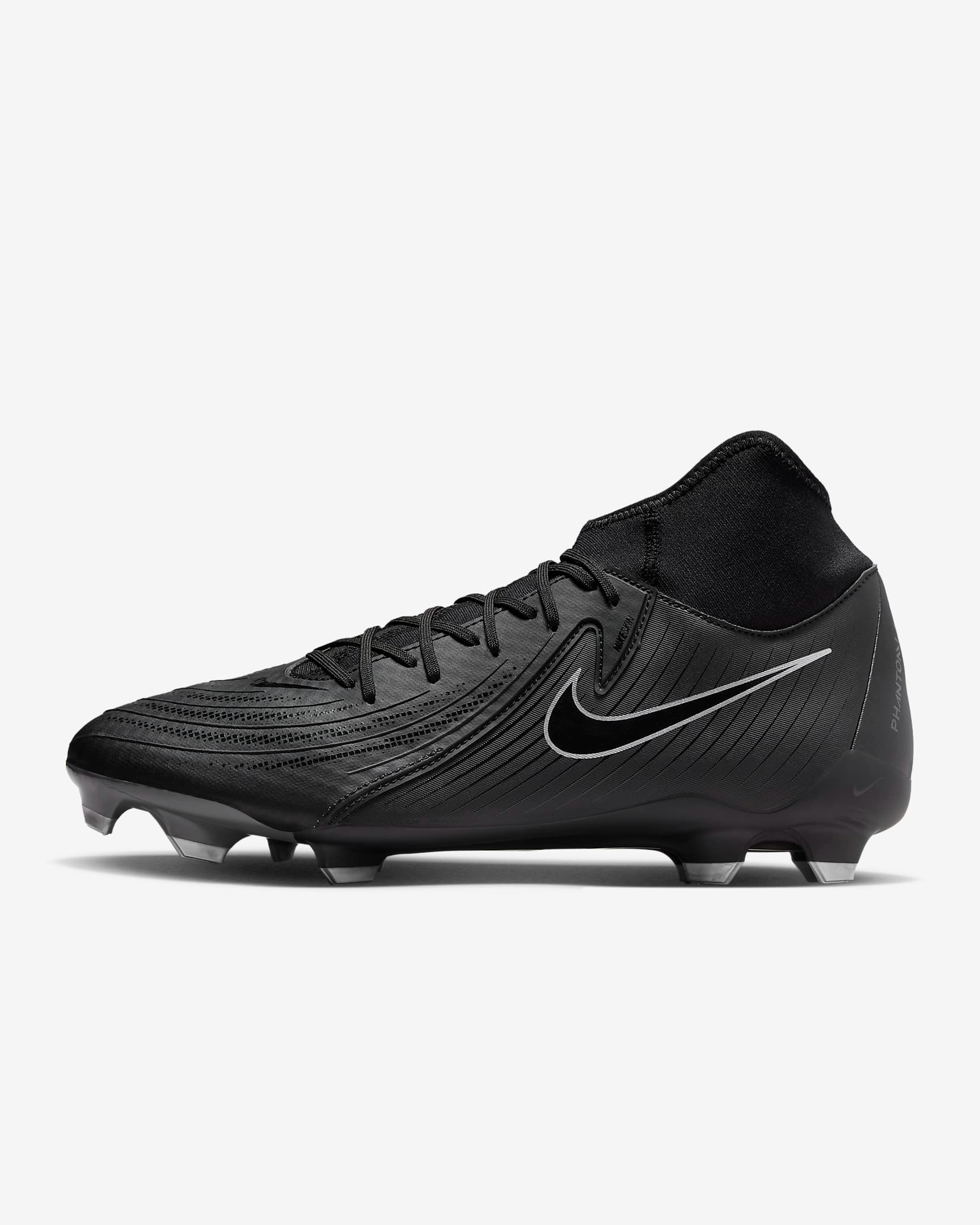 NIKE PHANTOM LUNA II ACADEMY FG/MG BLACK/BLACK