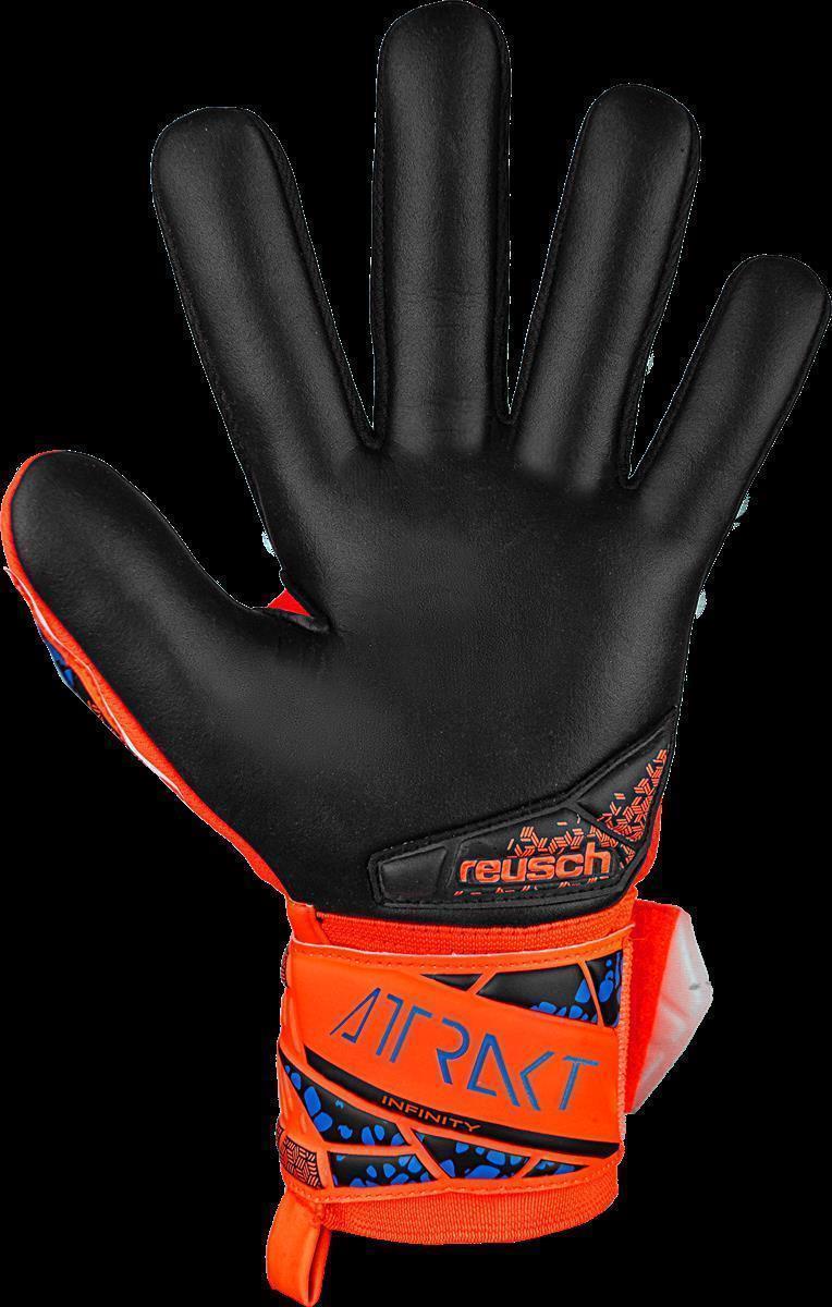 REUSCH ATTRAKT INFINITY NC JUNIOR HYPER ORANGE/ELECTRIC BLUE/BLACK