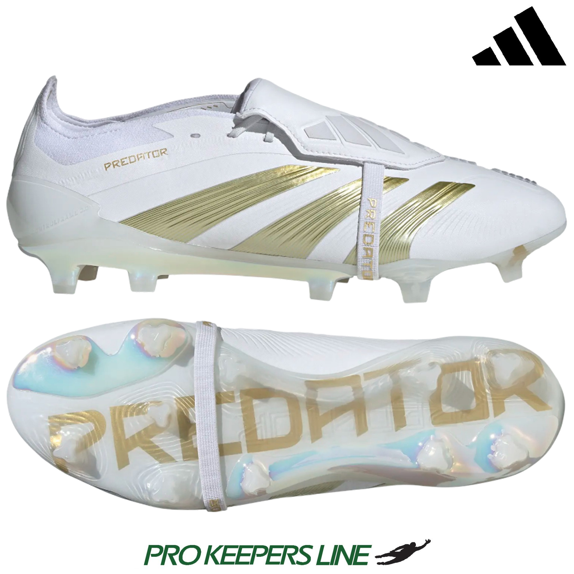 ADIDAS PREDATOR ELITE FT FG FOOTWEAR WHITE/GOLD METALLIC/FOOTWEAR WHITE