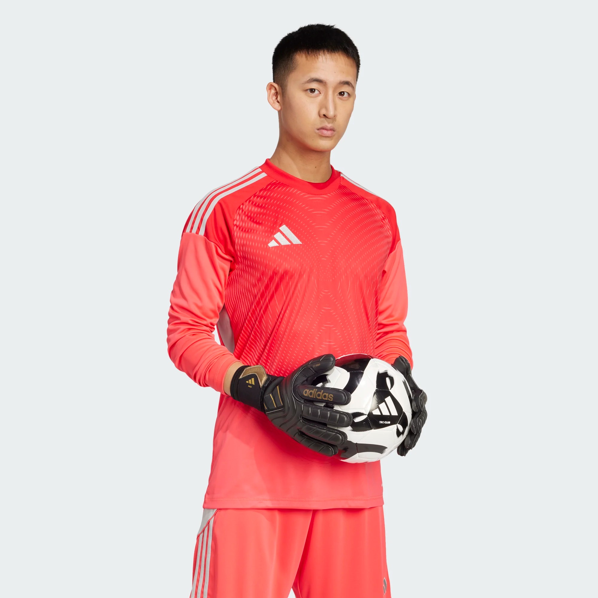 ADIDAS TIRO25 COMPETITION GK JERSEY LS SHOCK RED