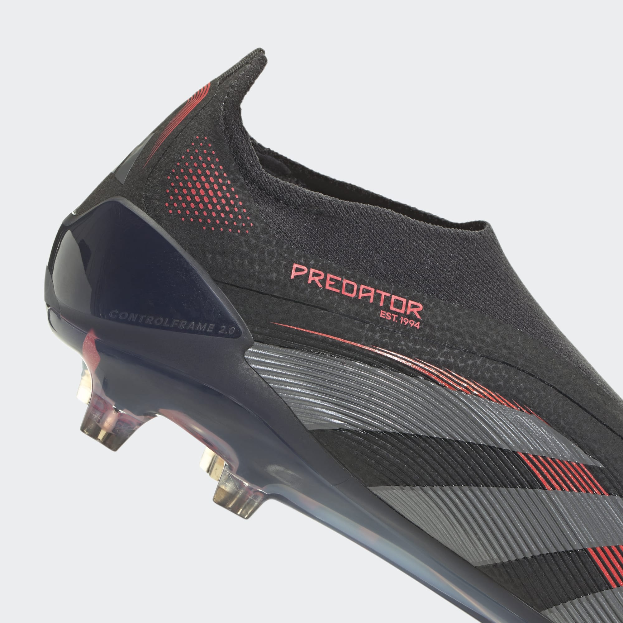 ADIDAS PREDATOR ELITE LL FG CORE BLACK/ GREY FOUR / LUCID RED