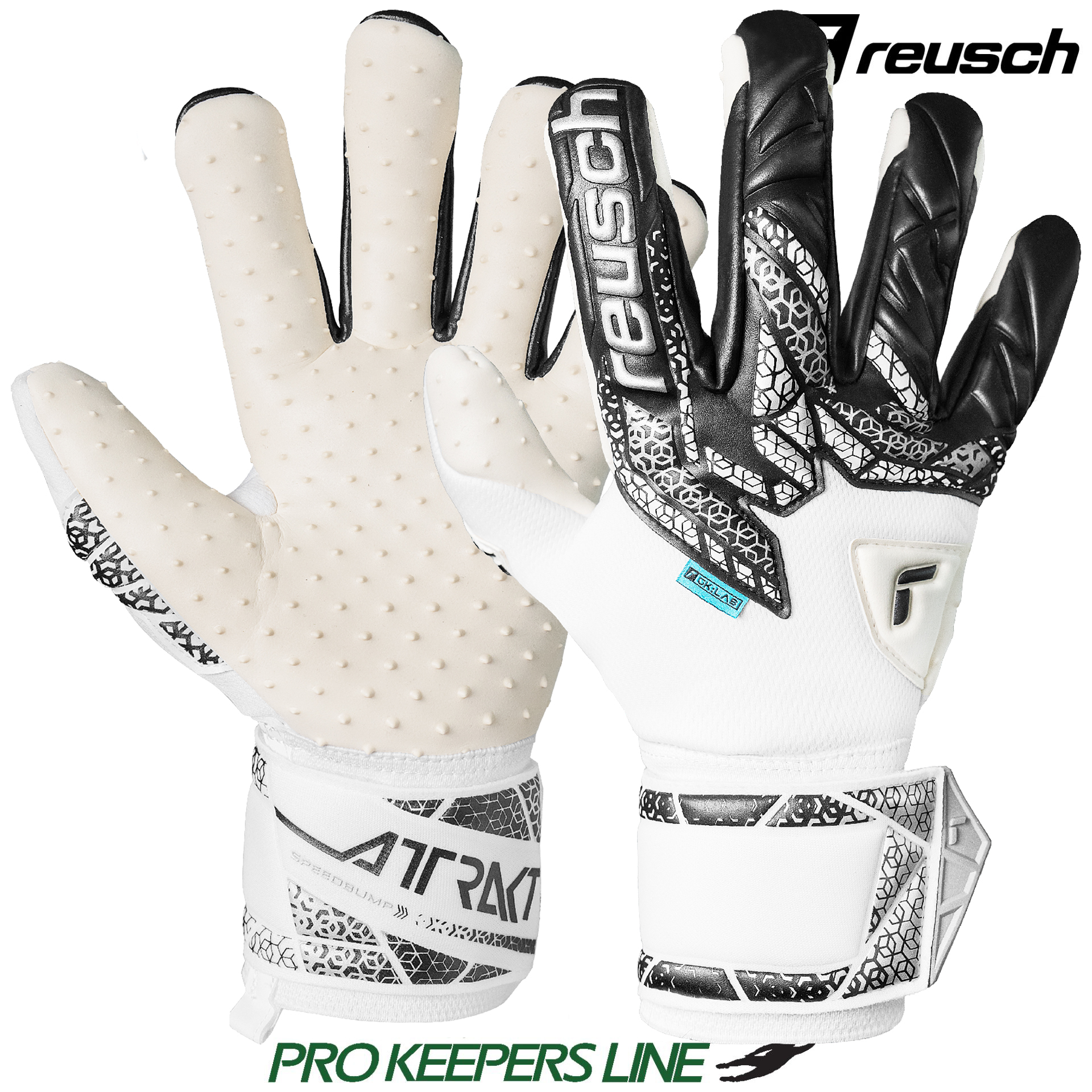 REUSCH ATTRAKT SPEEDBUMP WHITE/SILVER/BLACK