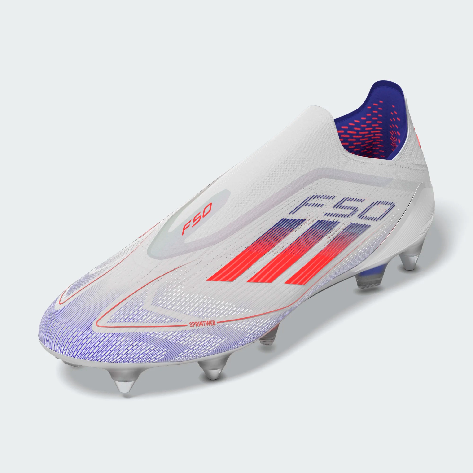 ADIDAS F50 ELITE LL SG WHITE/SOLAR RED/LUCID BLUE