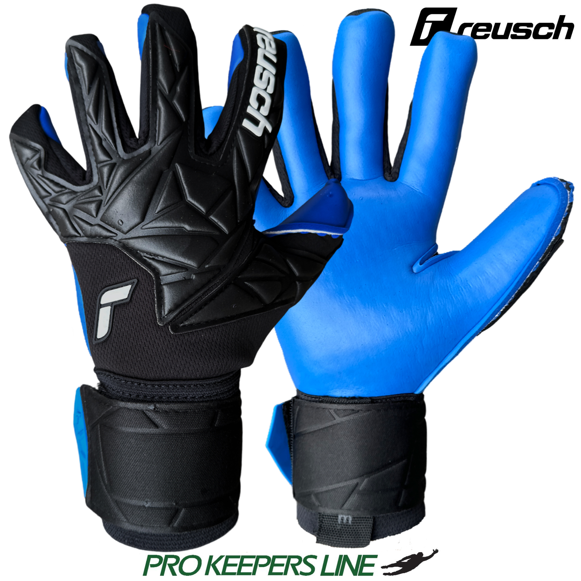 REUSCH ATTRAKT DUO BLACK/BLUE