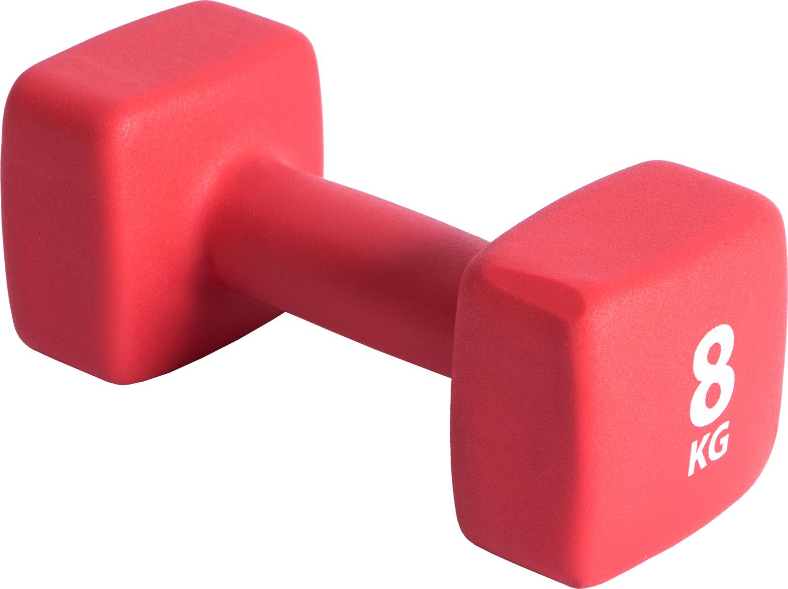 PURE2IMPROVE Neoprene Dumbbell 8KG