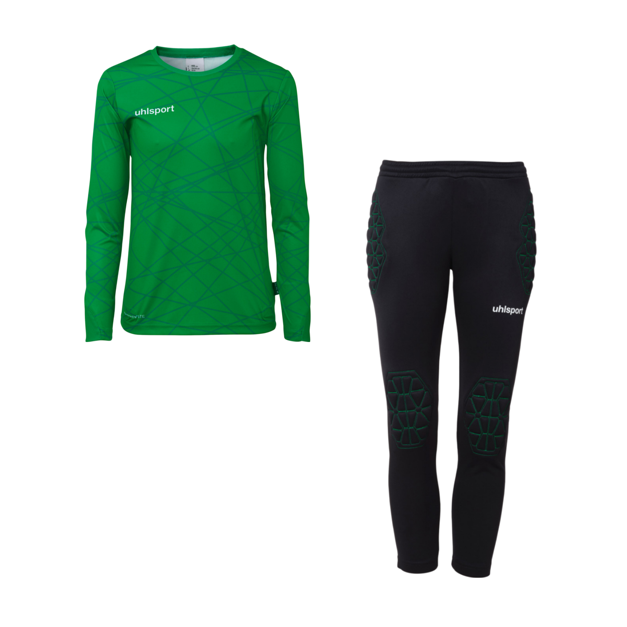 UHLSPORT PREDICTION GK SET JUNIOR GREEN