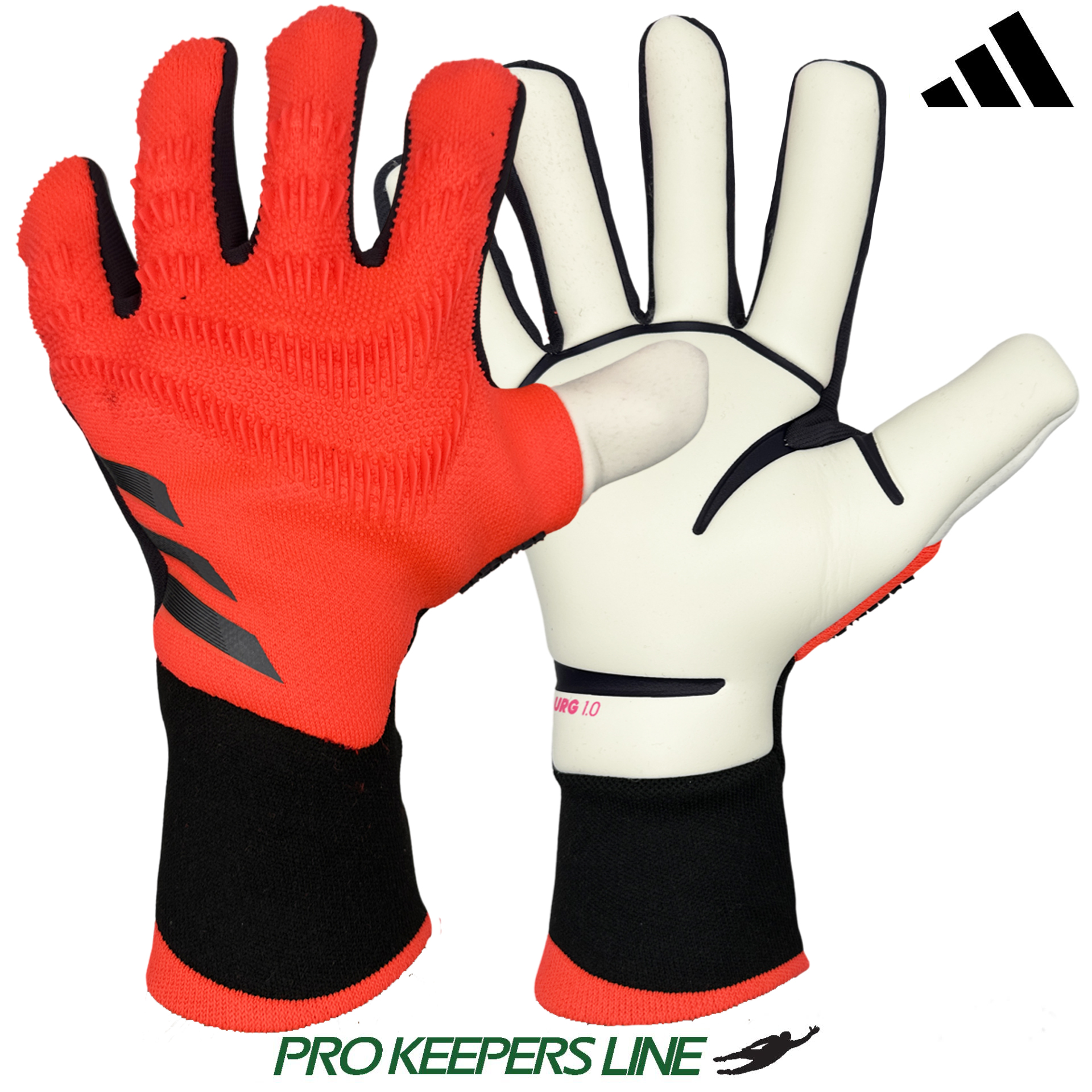 ADIDAS PREDATOR GL PRO FINGERSAVE PROMO TURBO/AURORA BLACK/TURBO