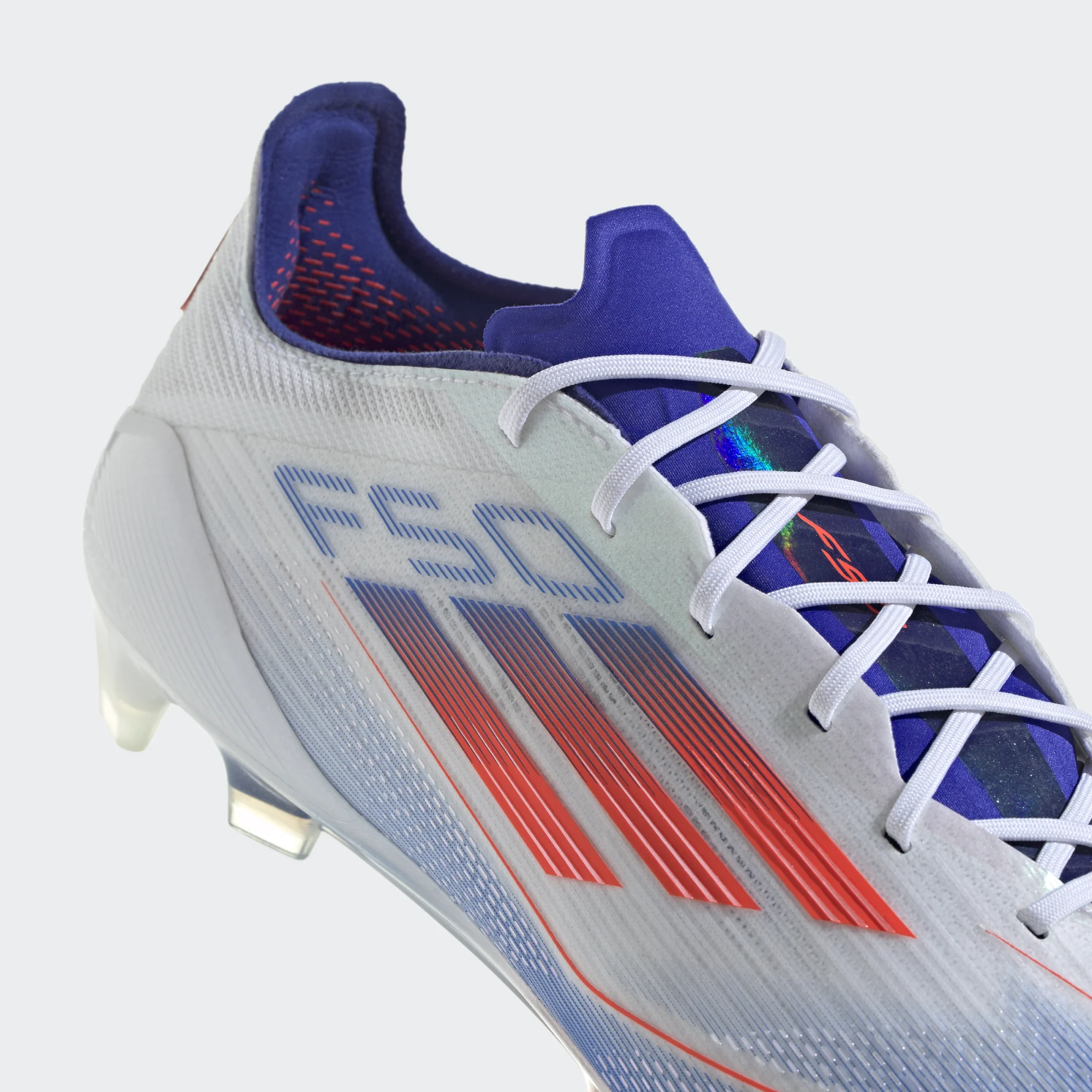 ADIDAS F50 ELITE FG WHITE/SOLAR RED/LUCID BLUE