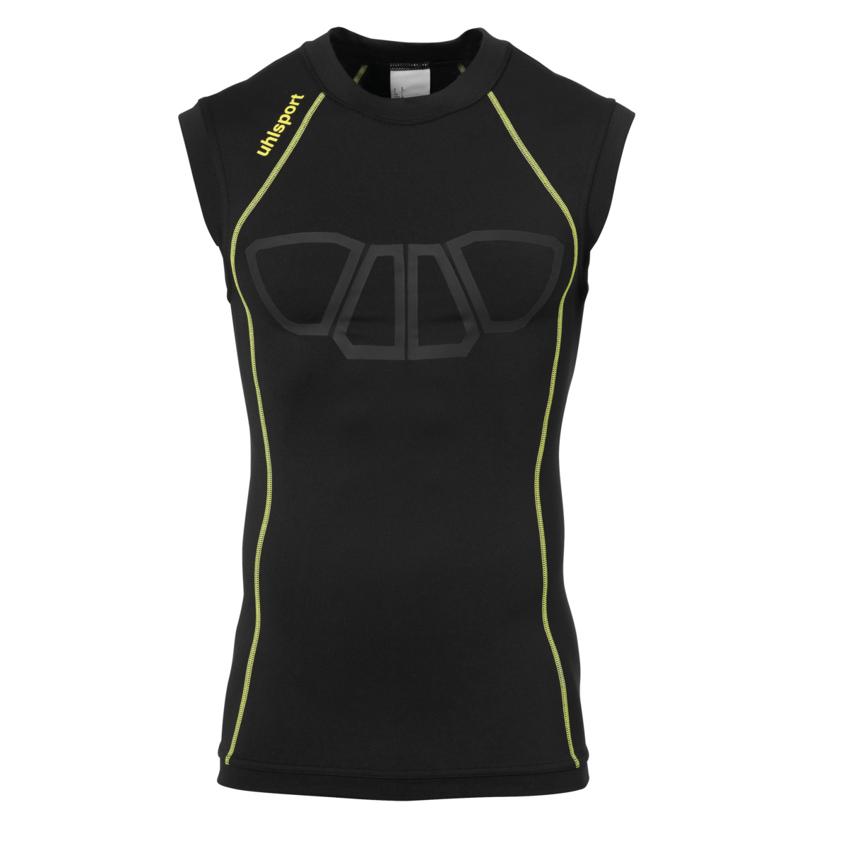 UHLSPORT BIONIKFRAME TANK TOP BLACK/FLUO YELLOW