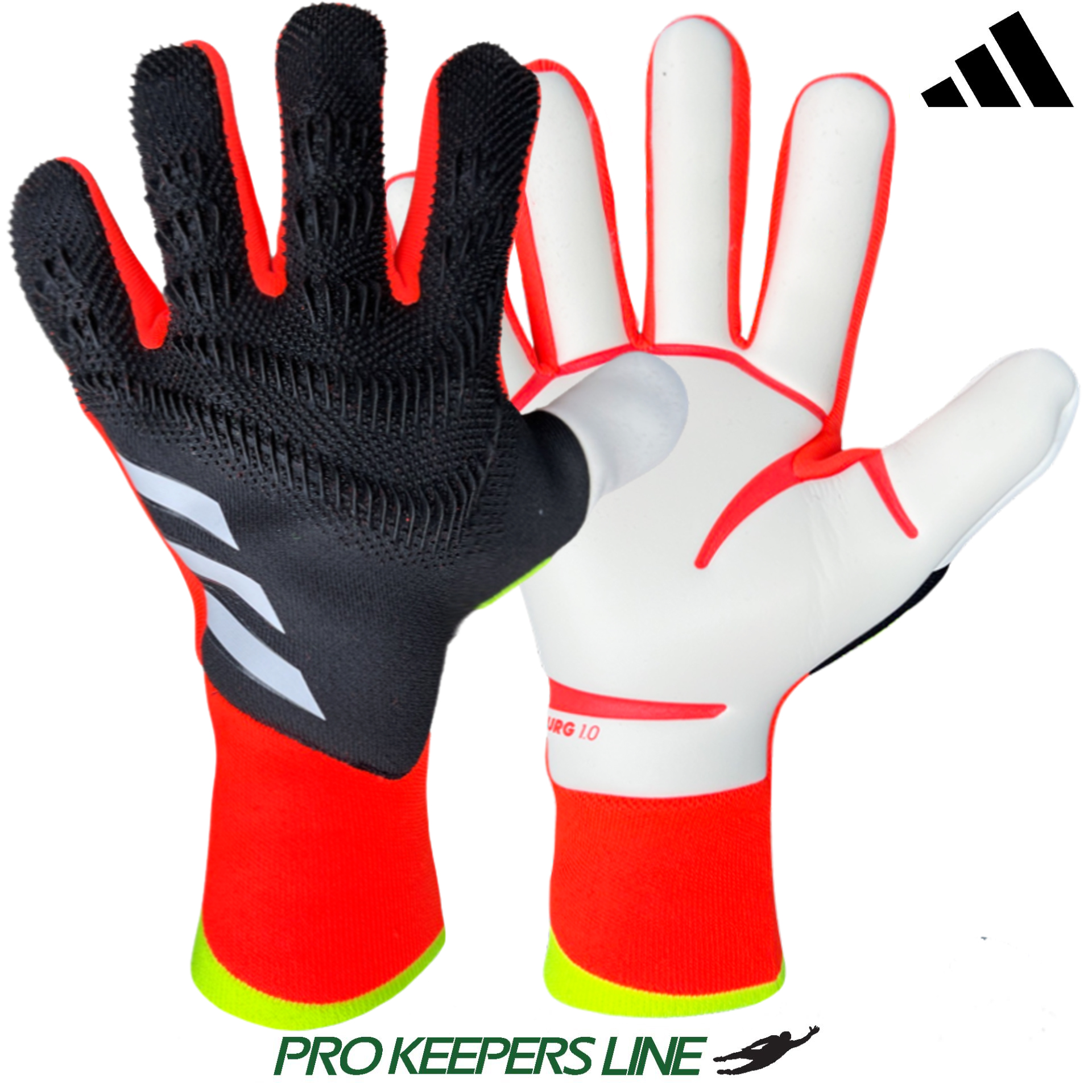 ADIDAS PREDATOR GL PRO FINGERSAVE PROMO BLACK/SOLAR RED/SOLAR YELLOW