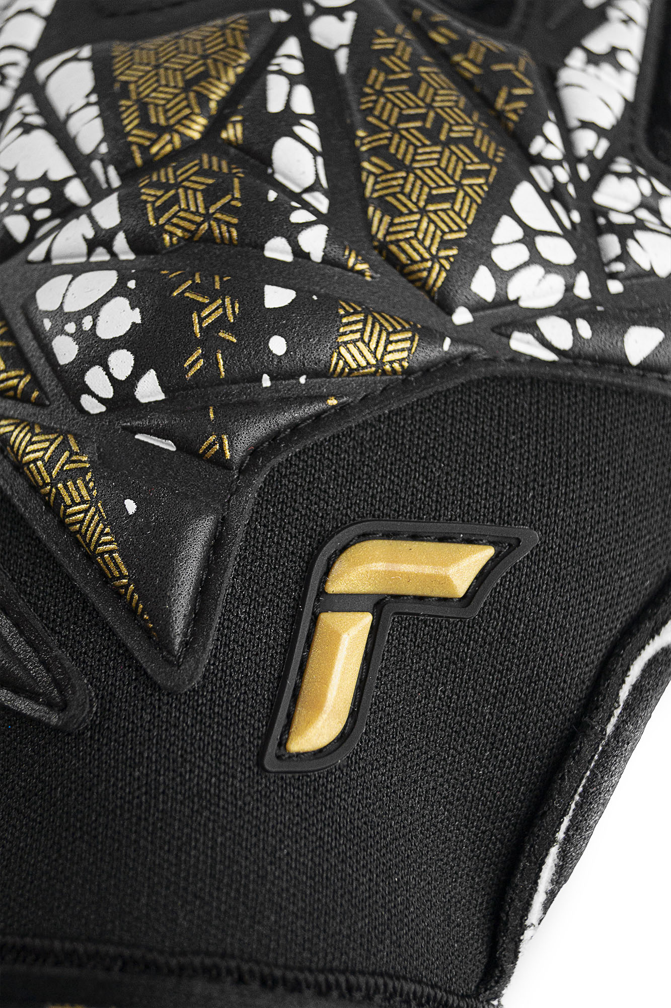 REUSCH ATTRAKT GOLD X EVOLUTION CUT FINGER SUPPORT BLACK/GOLD/WHITE