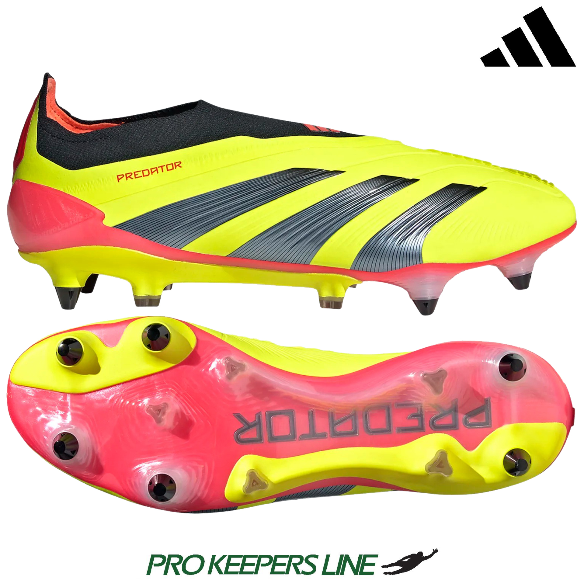 ADIDAS PREDATOR ELITE LL SG TEAM SOLAR YELLOW CORE BLACK SOLAR RED