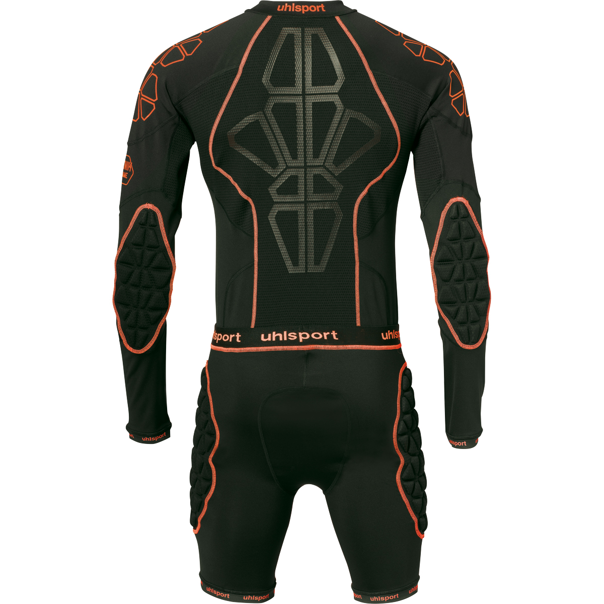 UHLSPORT BIONIKFRAME BODYSUIT BLACK/FLUO ORANGE