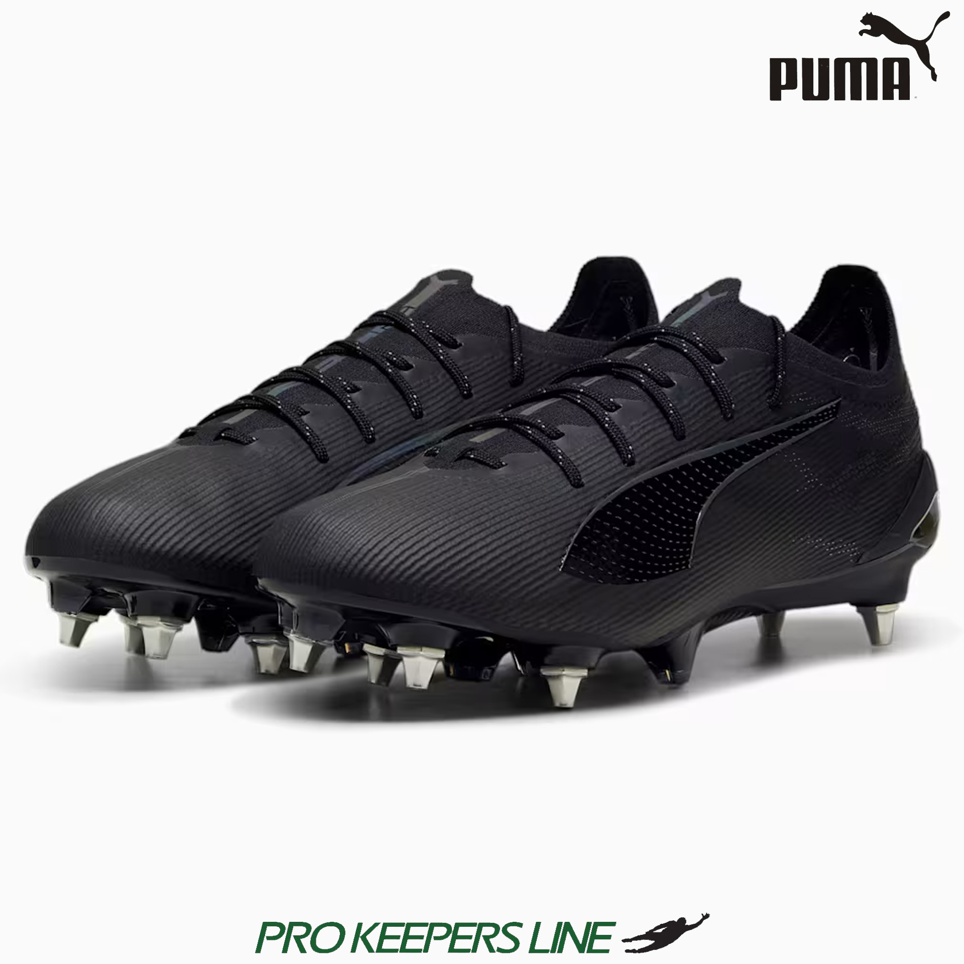 Puma black football boots deals