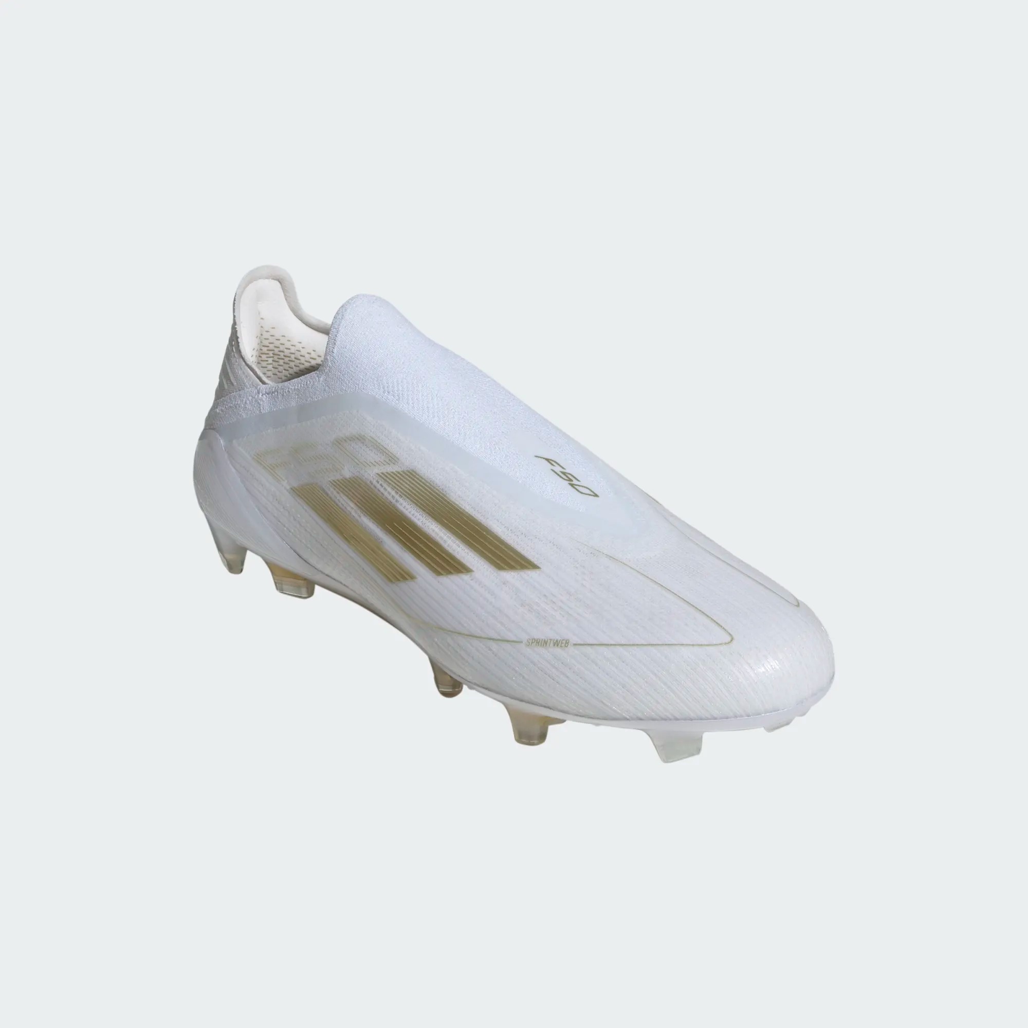 ADIDAS F50 ELITE LL FG FOOTWEAR WHITE/GOLD METALLIC/FOOTWEAR WHITE 