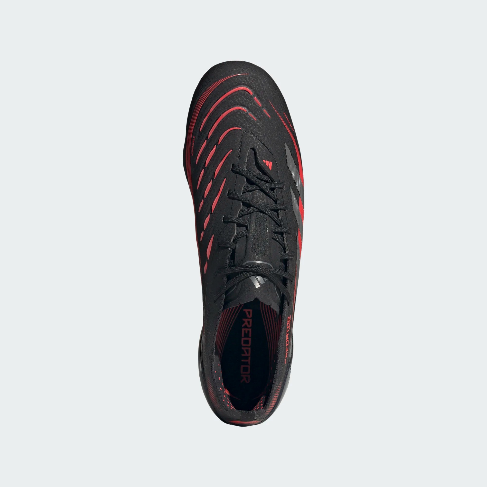 ADIDAS PREDATOR ELITE FG CORE BLACK/ GREY FOUR / LUCID RED