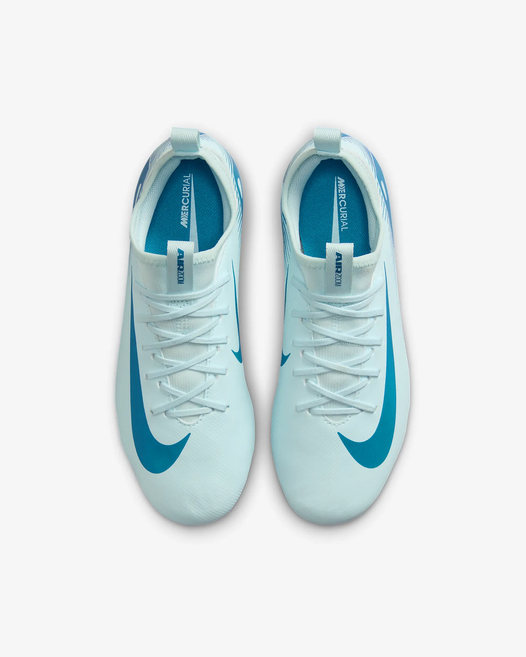 NIKE JR ZOOM VAPOR 16 ACADEMY FG/MG GLACIER BLUE/BLUE ORBIT