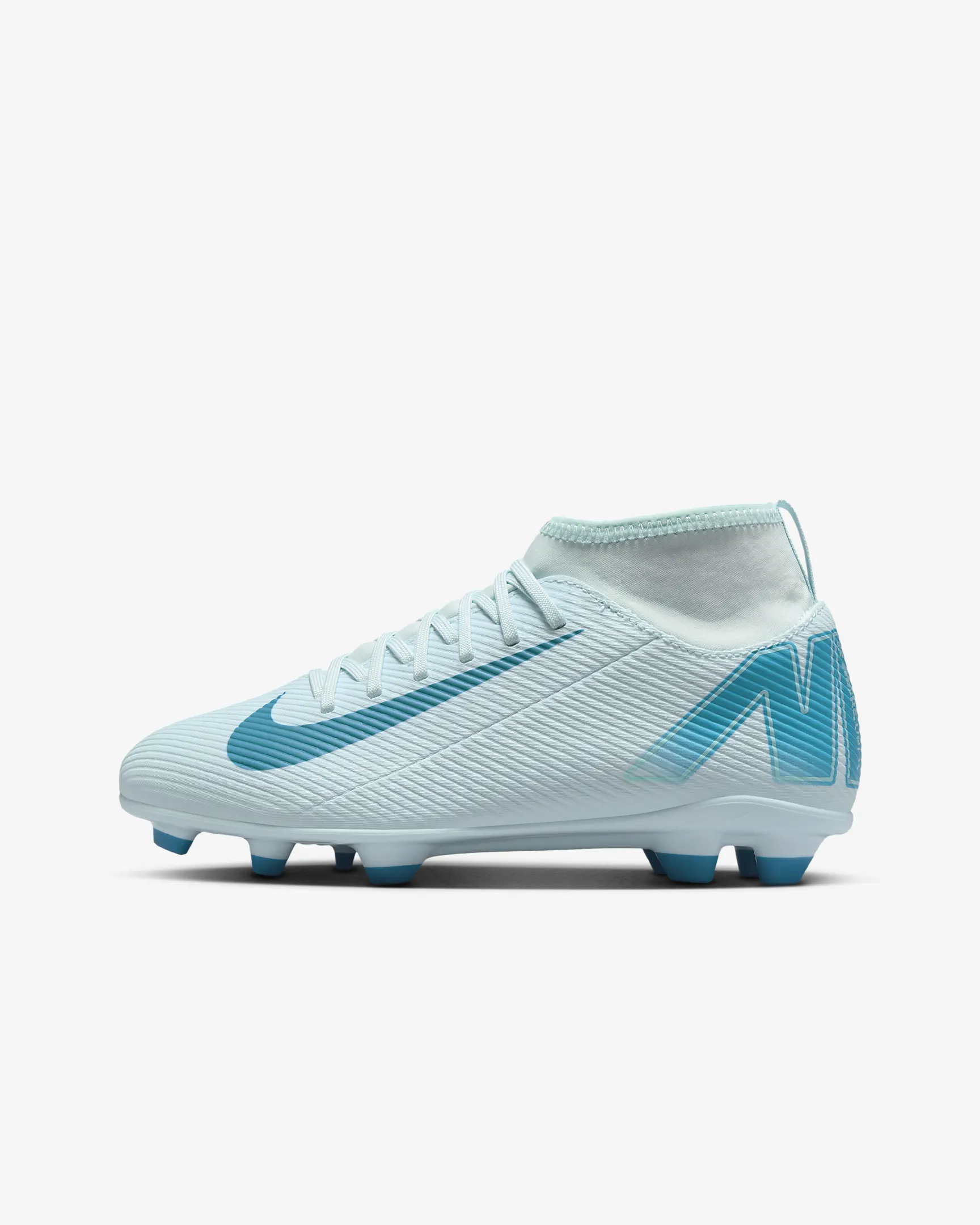 NIKE JR MERCURIAL SUPERFLY 10 CLUB FG/MG GLACIER BLUE/BLUE ORBIT