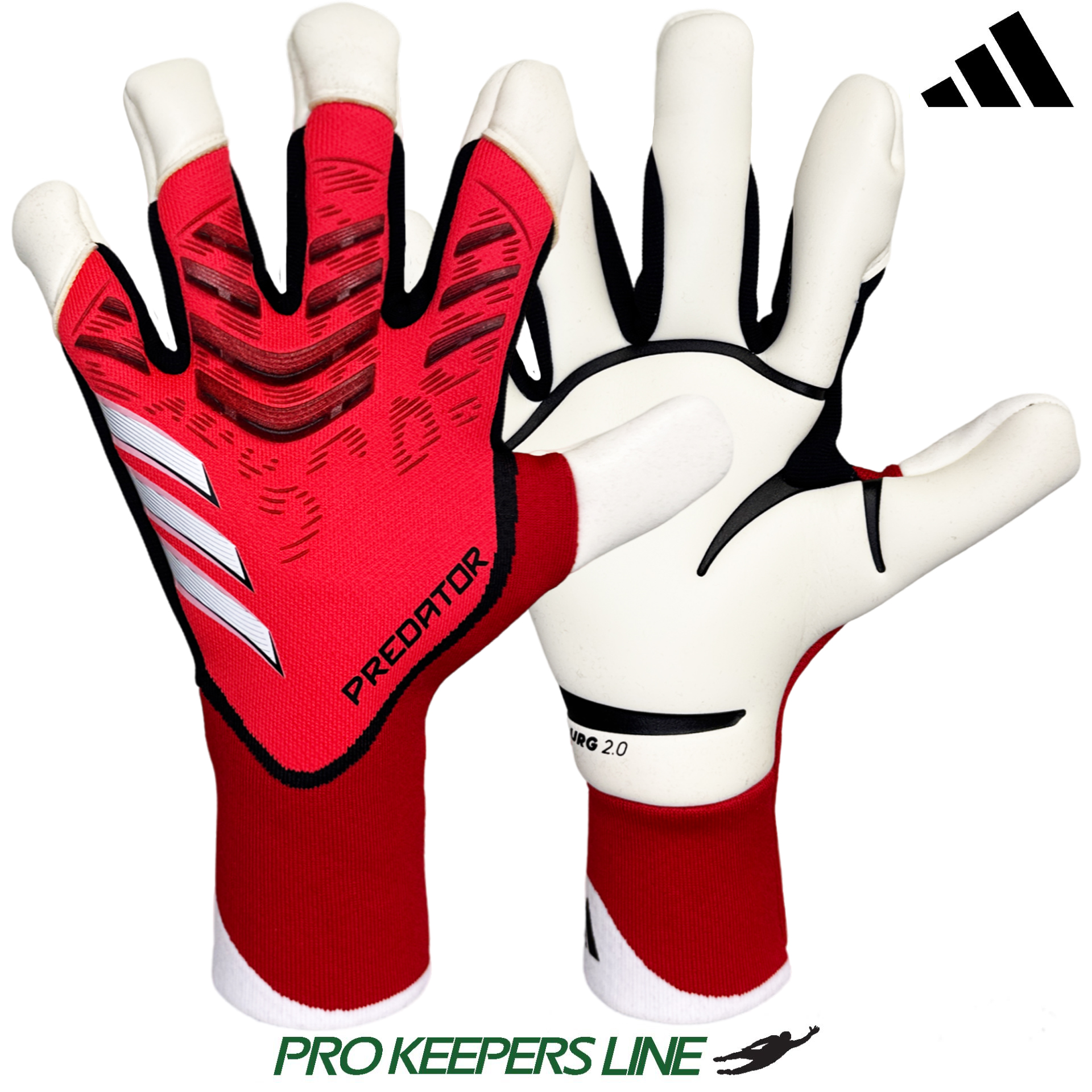 ADIDAS PREDATOR GL PRO HYBRID LUCID RED/LUCID RED/BLACK