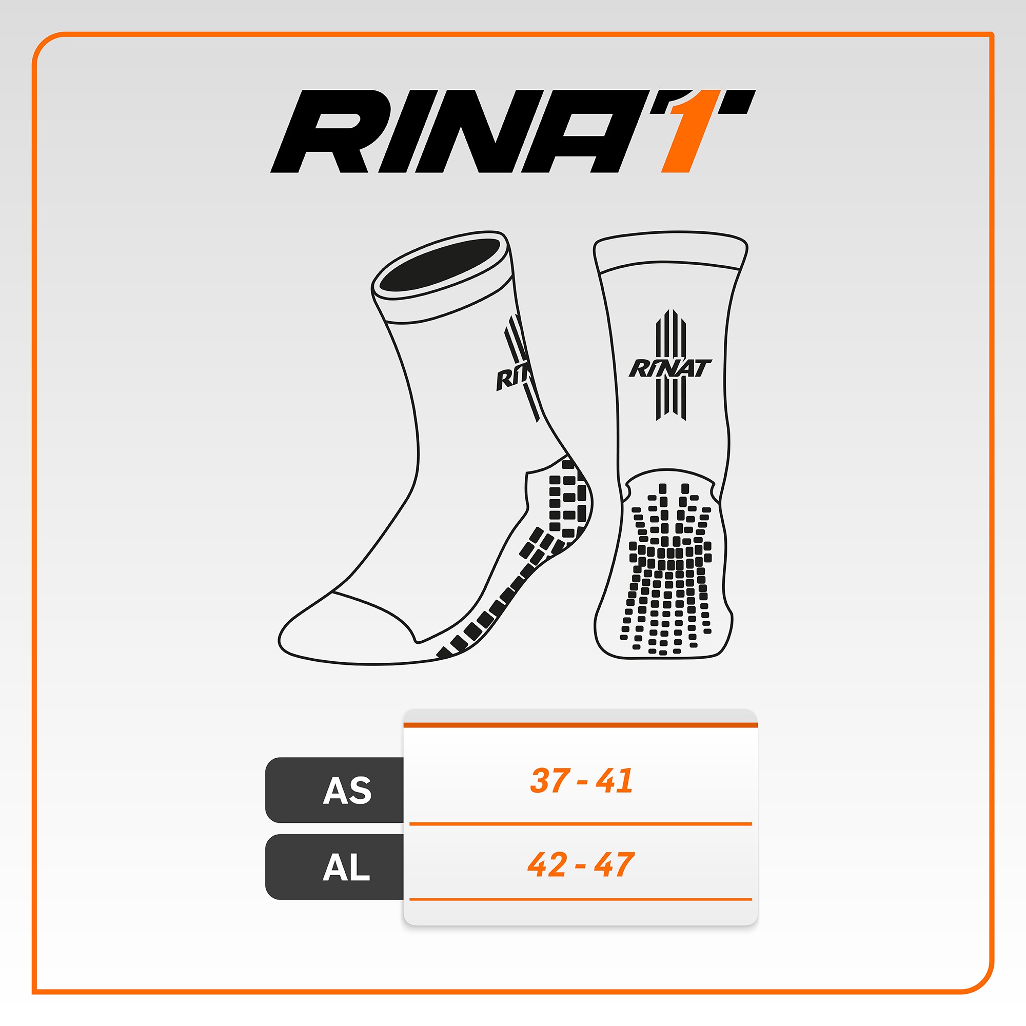 RINAT ANTI-SLIP SOCKS BLACK