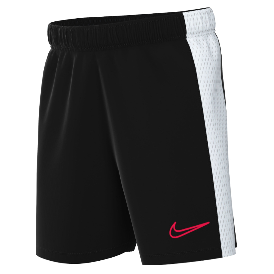 NIKE DRI FIT ACADEMY23 FOOTBALL SHORTS BLACK WHITE BRIGHT CRIMSON S DV9742 015 S 003