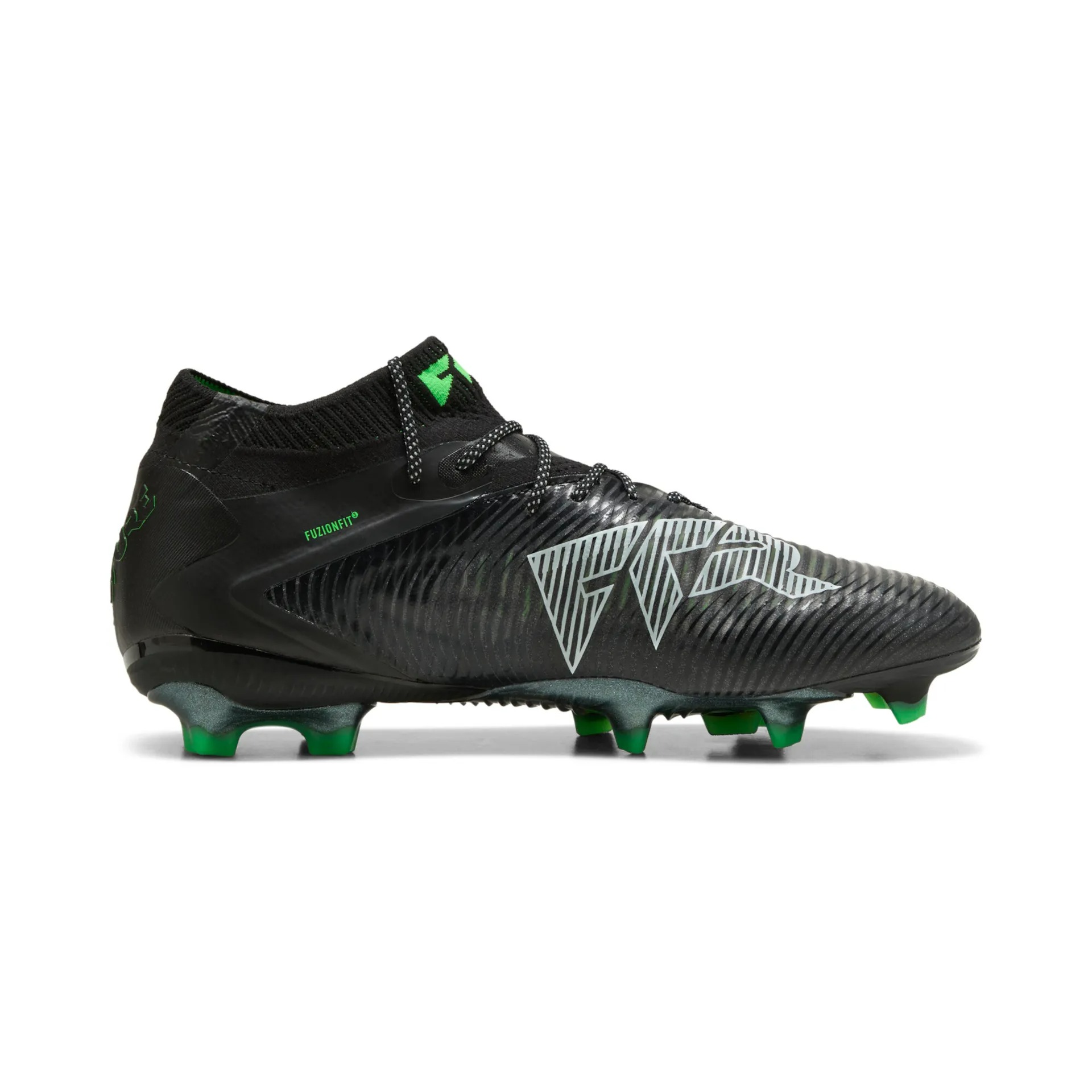 PUMA FUTURE 8 ULTIMATE FG PUMA BLACK-COOL LIGHT GRAY-FLUO GREEN