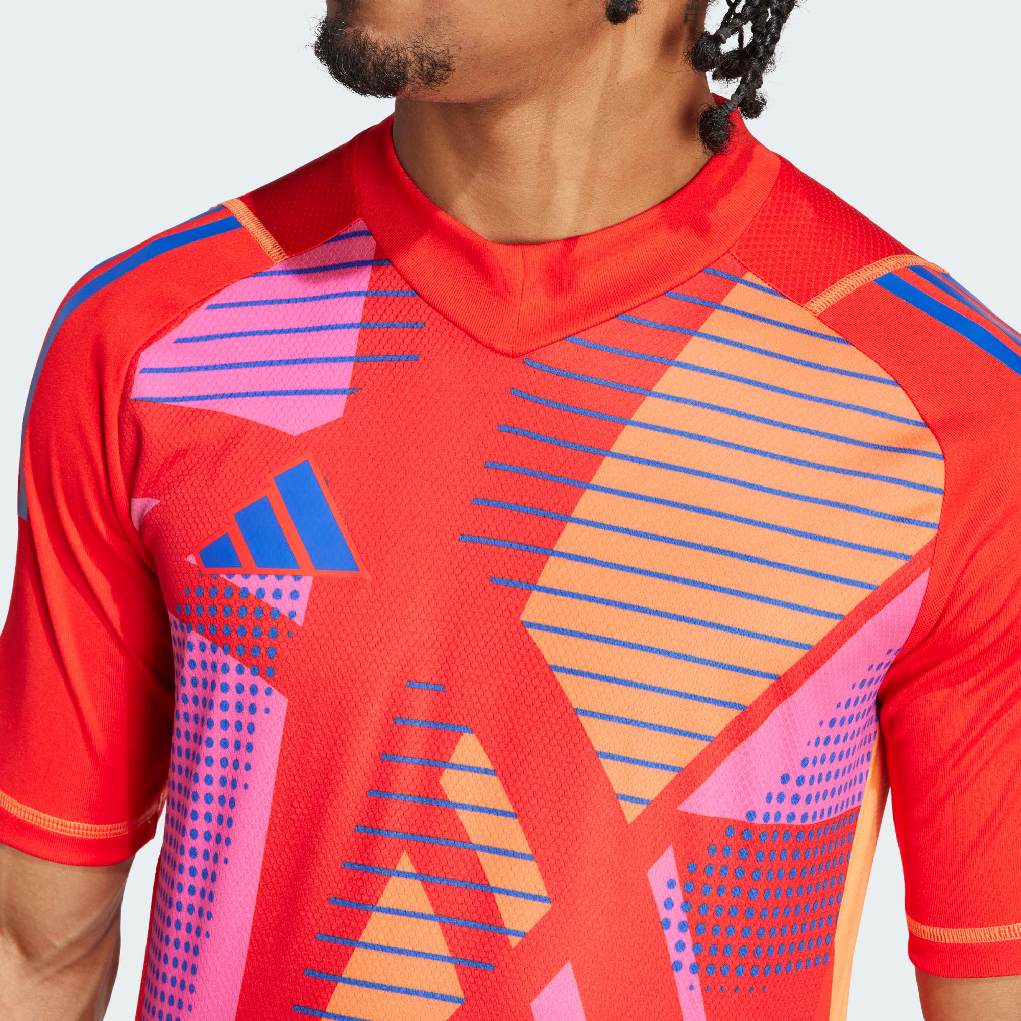 ADIDAS TIRO24 PRO GK JERSEY SHORT SLEEVE RED