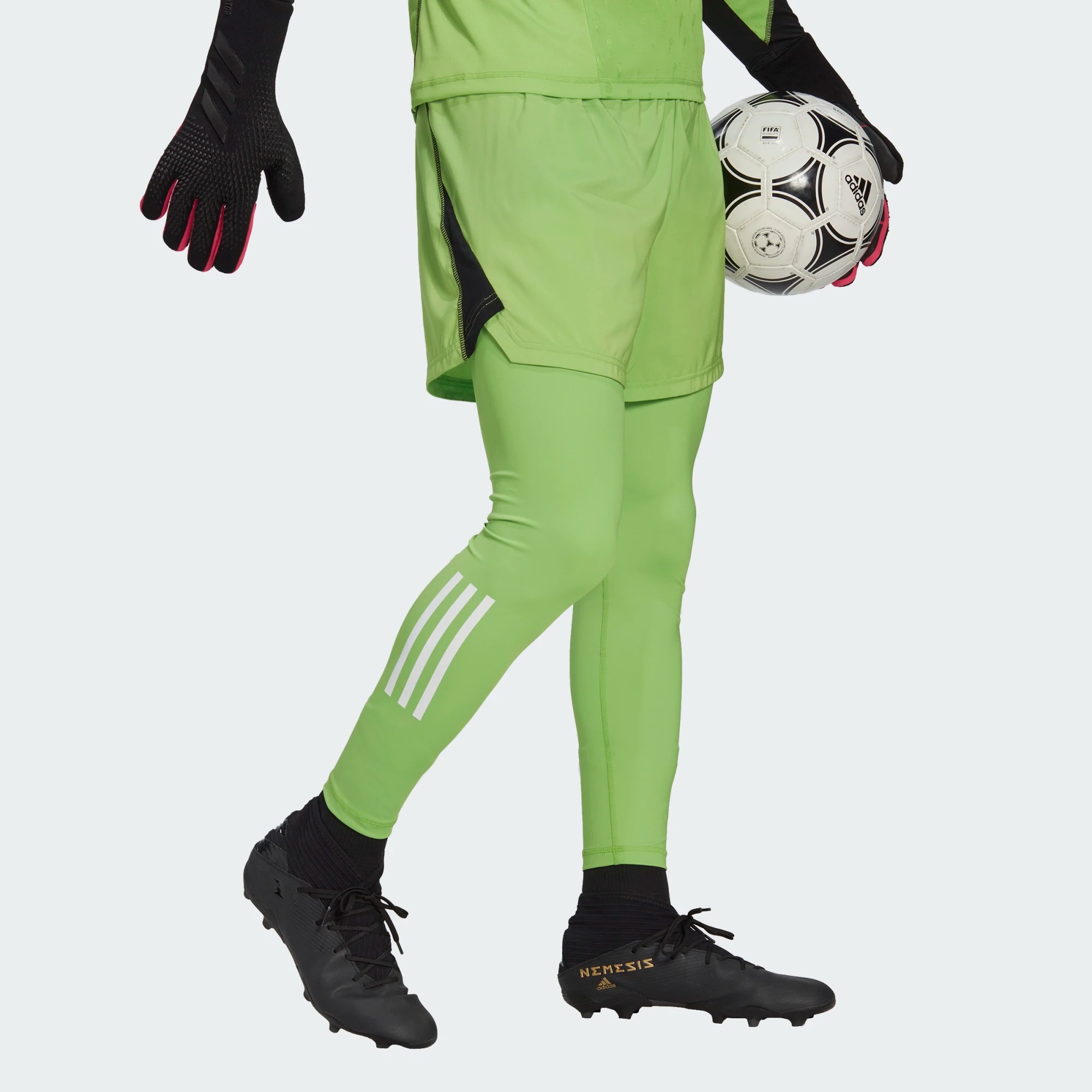 ADIDAS T23 PROMO GK TIGHT TEAM SEMI SOLAR GREEN/BLACK