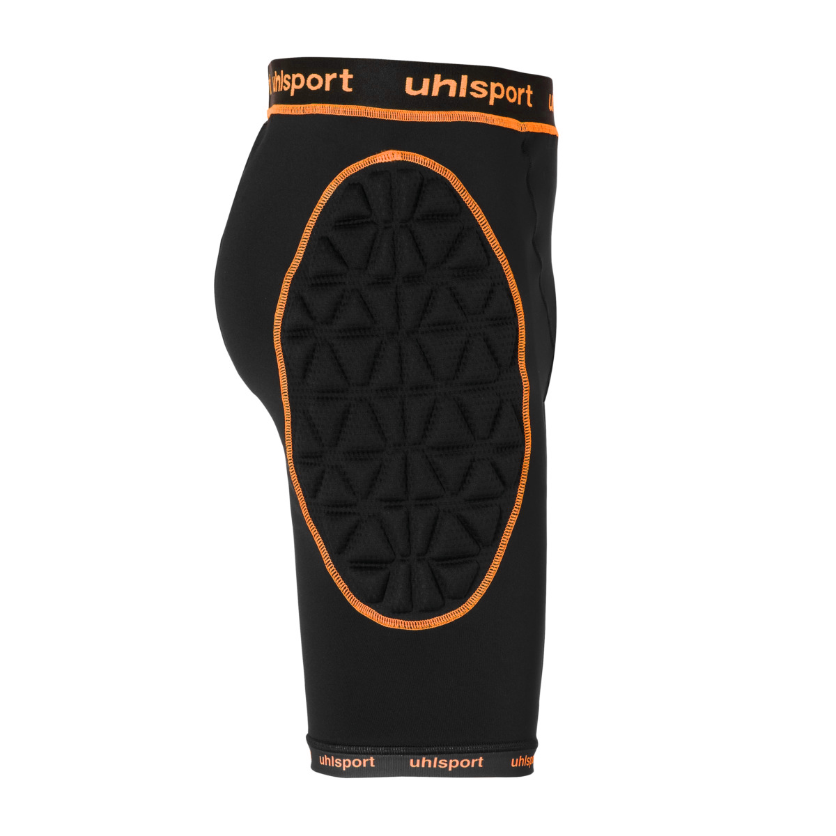 UHLSPORT BIONIKFRAME PADDED SHORT BLACK/ FLUO ORANGE