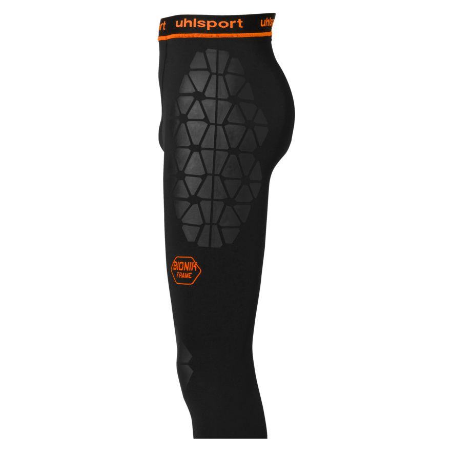 UHLSPORT BIONIKFRAME 3/4 TIGHT BLACK/FLUO ORANGE