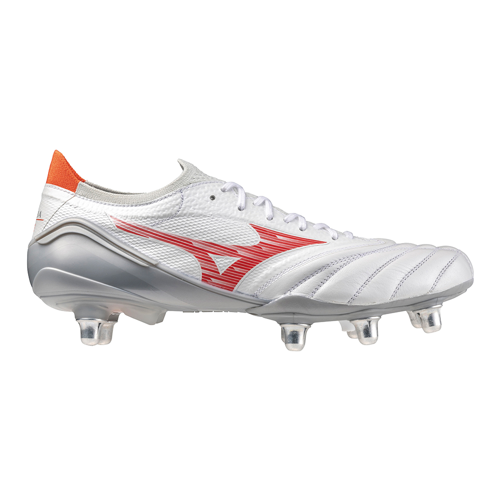 MIZUNO MORELIA NEO IV BETA SI WHITE/RADIANT RED