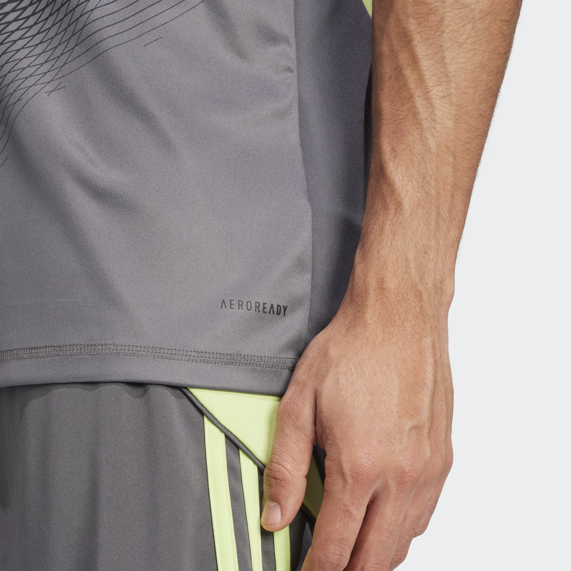 ADIDAS TIRO25 COMPETITION GK JERSEY SHORT SLEEVE GREY FIVE