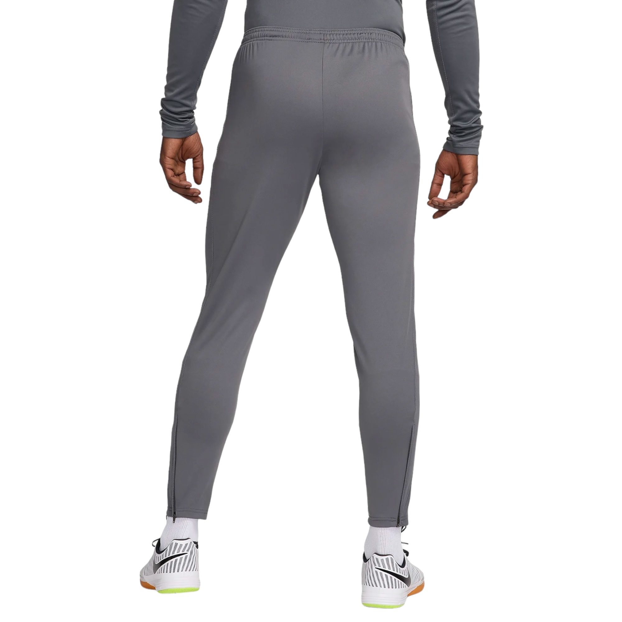 NIKE ACADEMY MEN'S DRI-FIT ZIP GLOBAL FOOTBALL PANT GREY/IRON