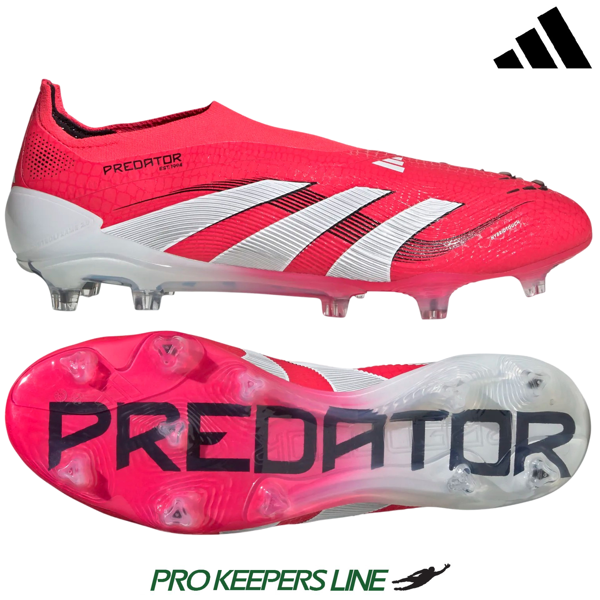 ADIDAS PREDATOR ELITE LL FG LUCID RED/WHITE/BLACK