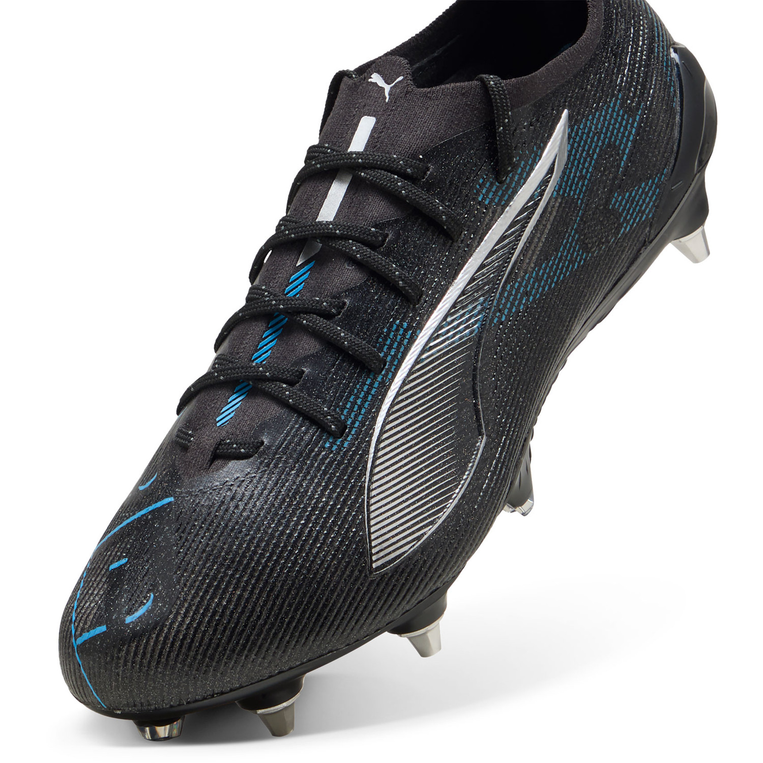 PUMA ULTRA 5 ULTIMATE MXSG PUMA BLACK-PUMA SILVER-BRIGHT AQUA