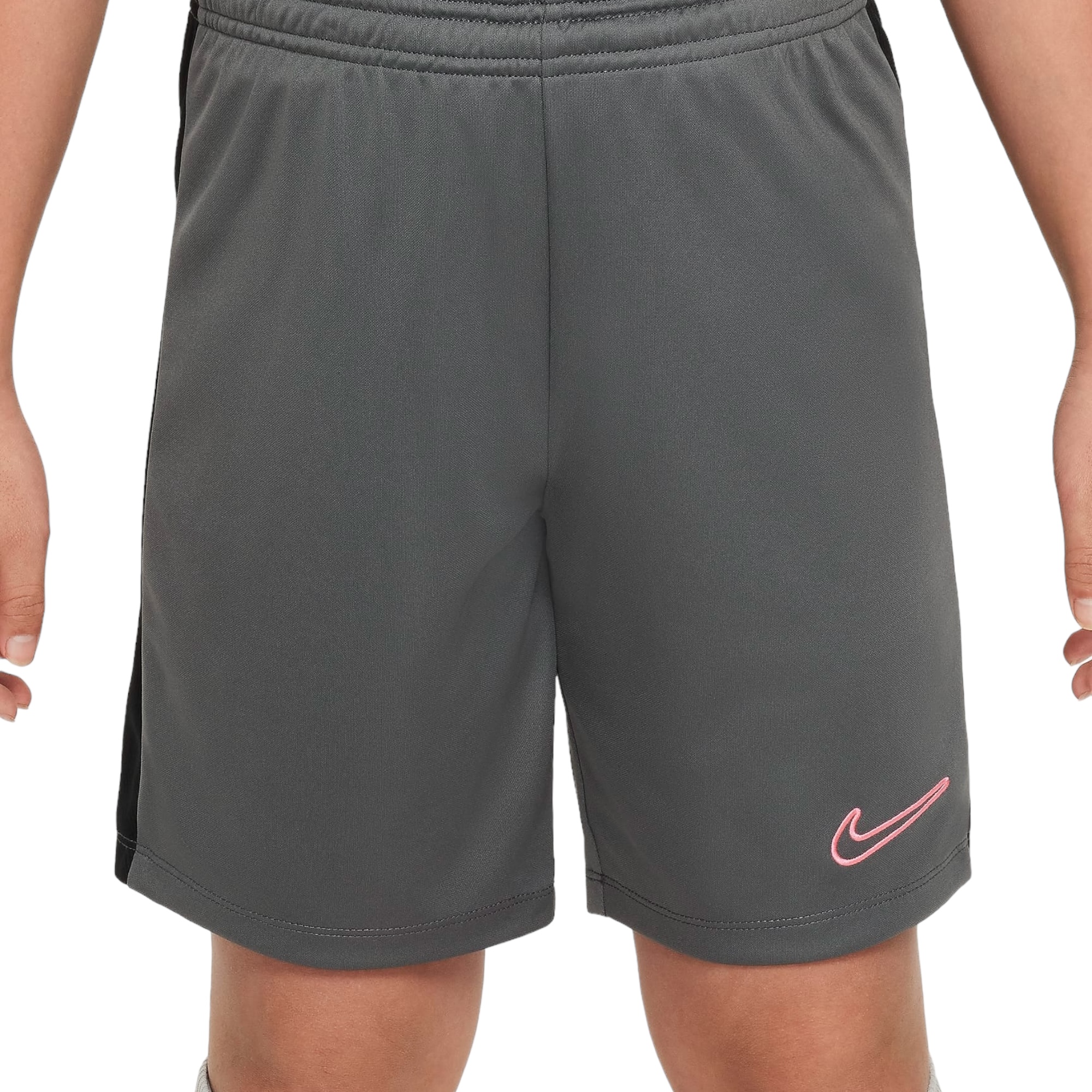 NIKE DRI-FIT ACADEMY23 FOOTBALL SHORTS JUNIOR GREY/BLACK/SUNSET