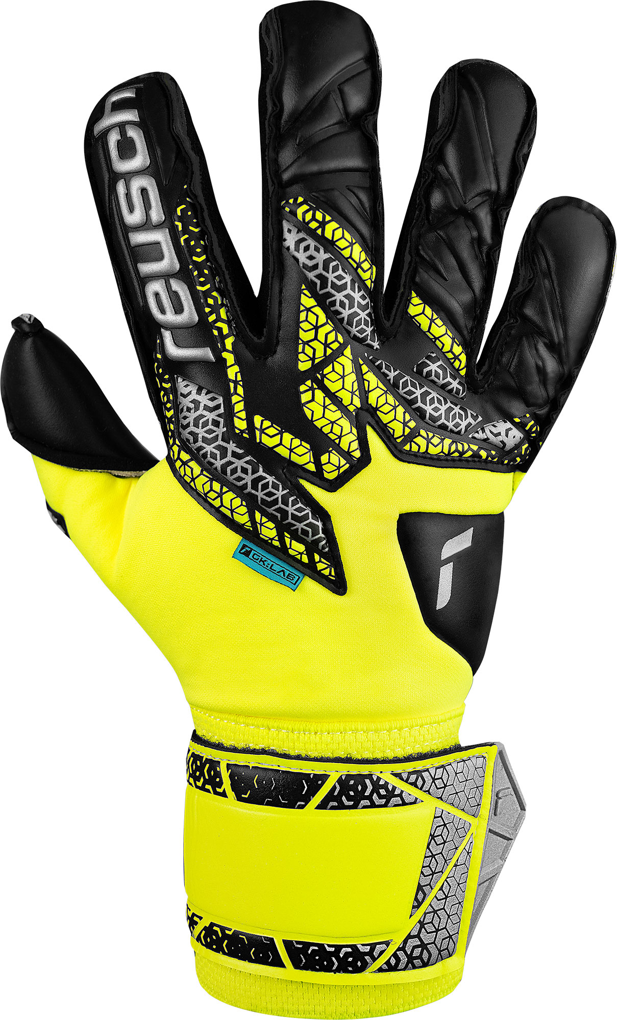 REUSCH ATTRAKT DUO EVOLUTION SAFE YELLOW/SILVER/BLACK