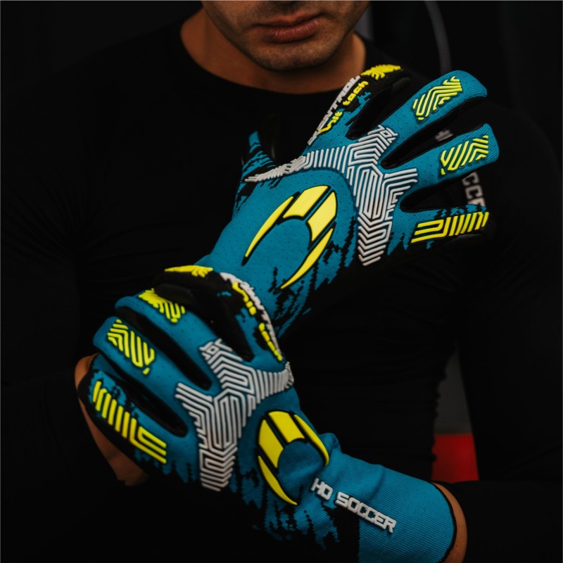 HO SOCCER SSG KONTROL KNIT TECH II BLACK-TURQUOISE