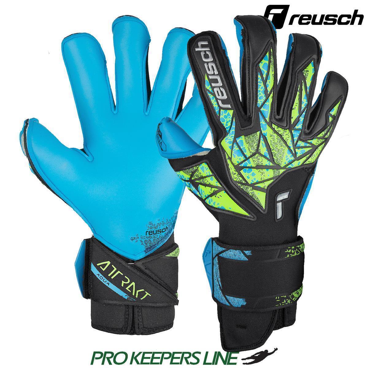 REUSCH ATTRAKT AQUA EVOLUTION BLACK/FLUO LIME/AQUA